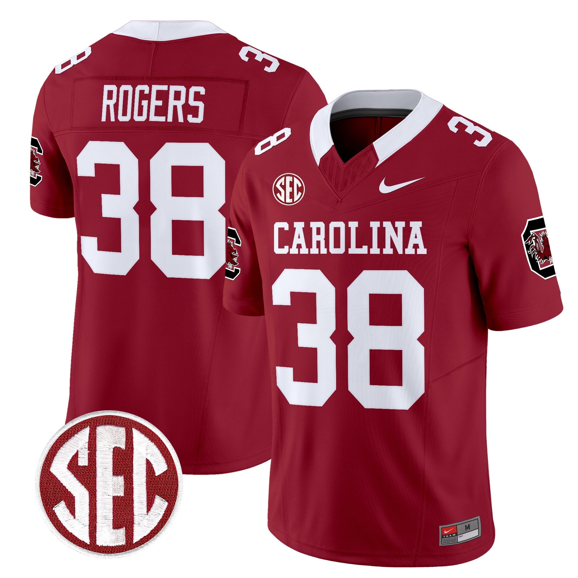 Men's South Carolina Gamecocks 1980 Throwback Vapor Limited Jersey â Rebrand 2026 â All Stitched