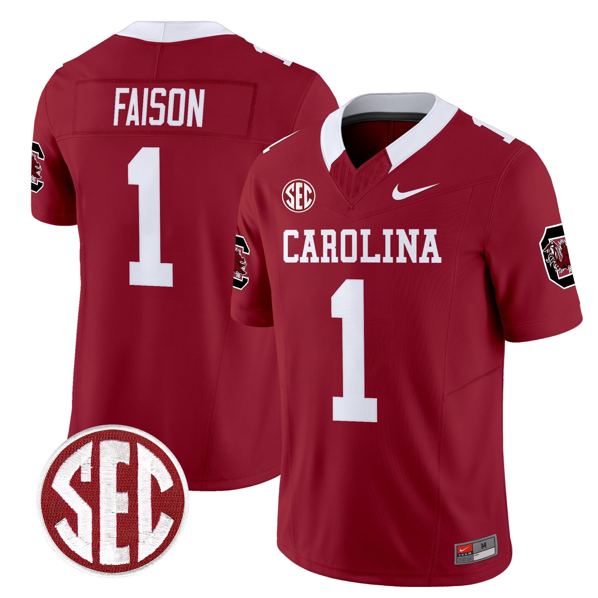 Men's South Carolina Gamecocks 1980 Throwback Vapor Limited Jersey â Rebrand 2026 â All Stitched