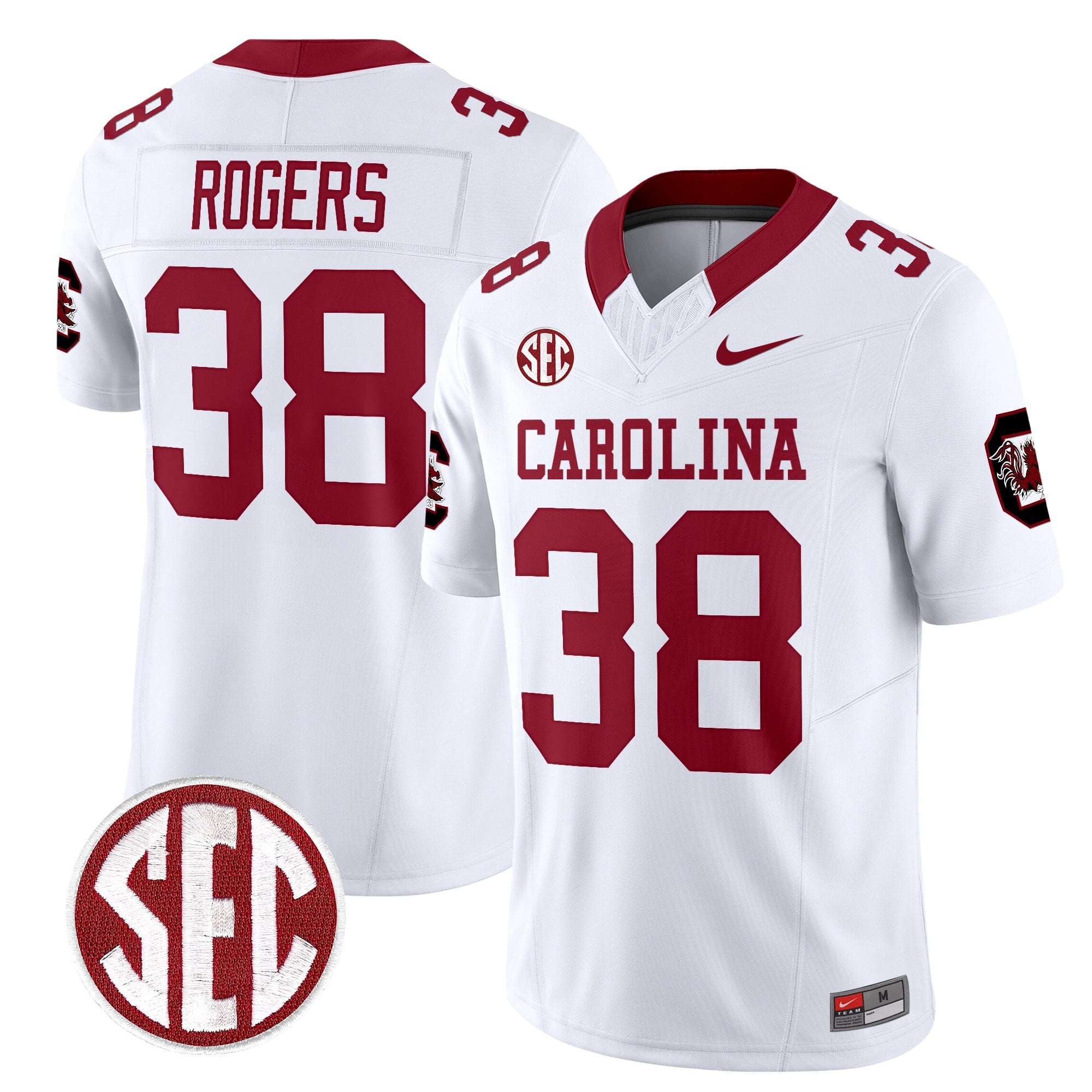 Men's South Carolina Gamecocks 1980 Throwback Vapor Limited Jersey â Rebrand 2026 â All Stitched