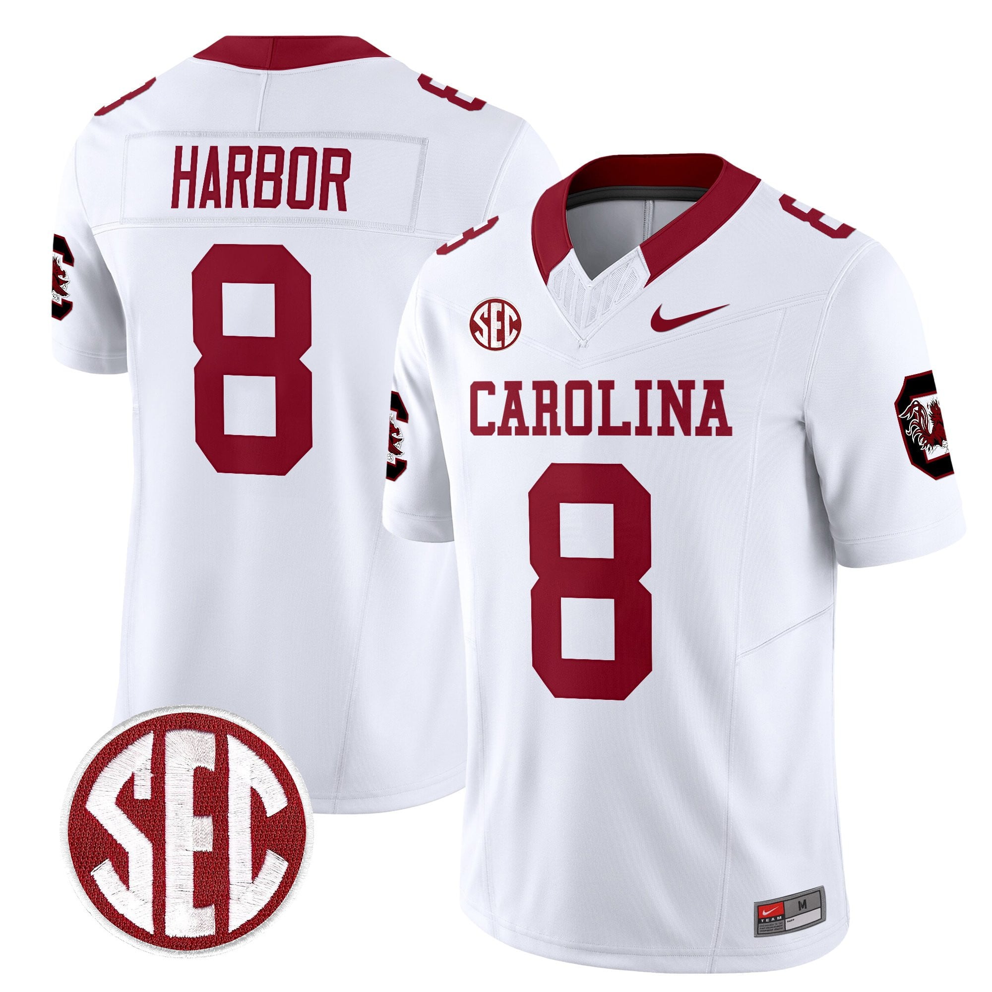 Men's South Carolina Gamecocks 1980 Throwback Vapor Limited Jersey â Rebrand 2026 â All Stitched
