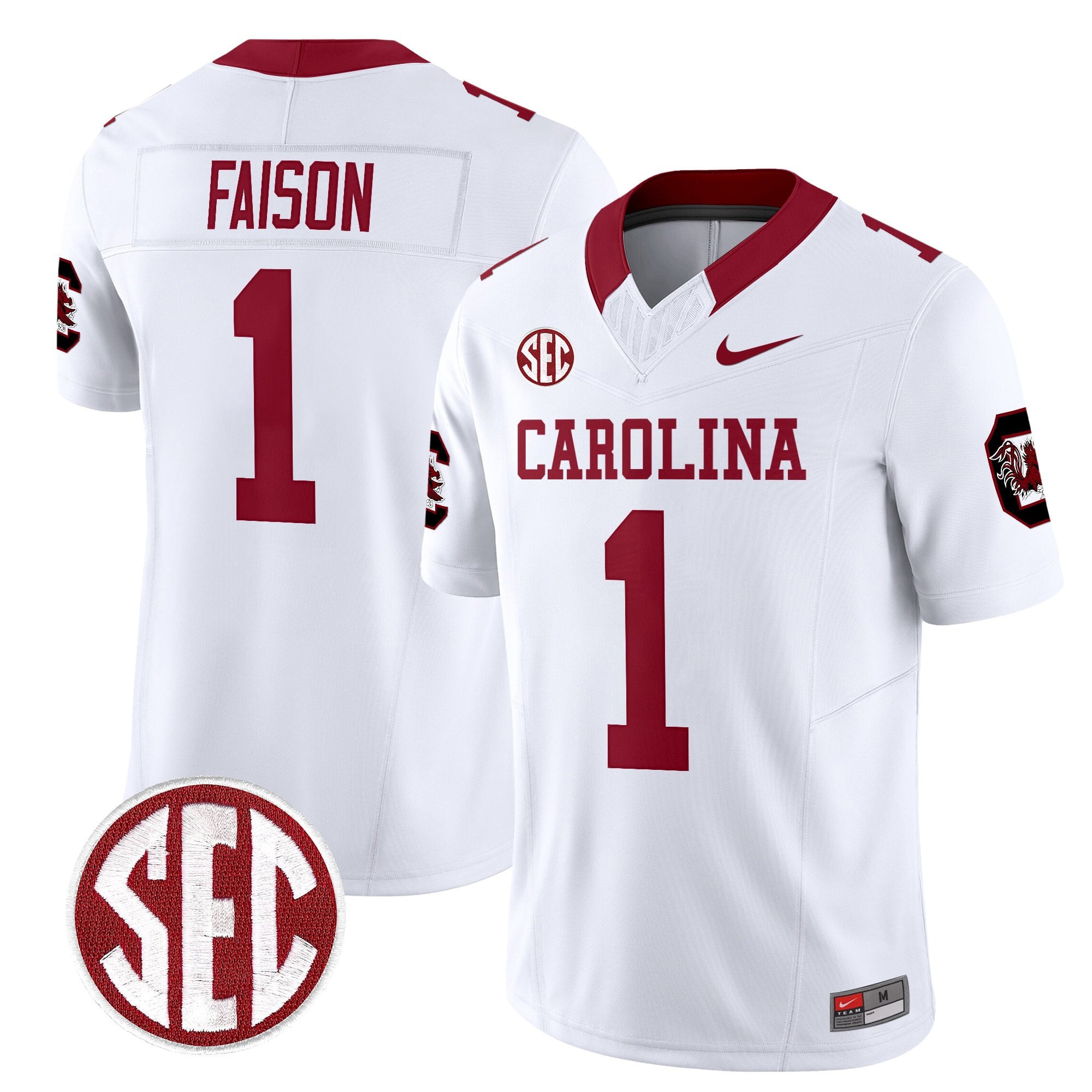 Men's South Carolina Gamecocks 1980 Throwback Vapor Limited Jersey â Rebrand 2026 â All Stitched