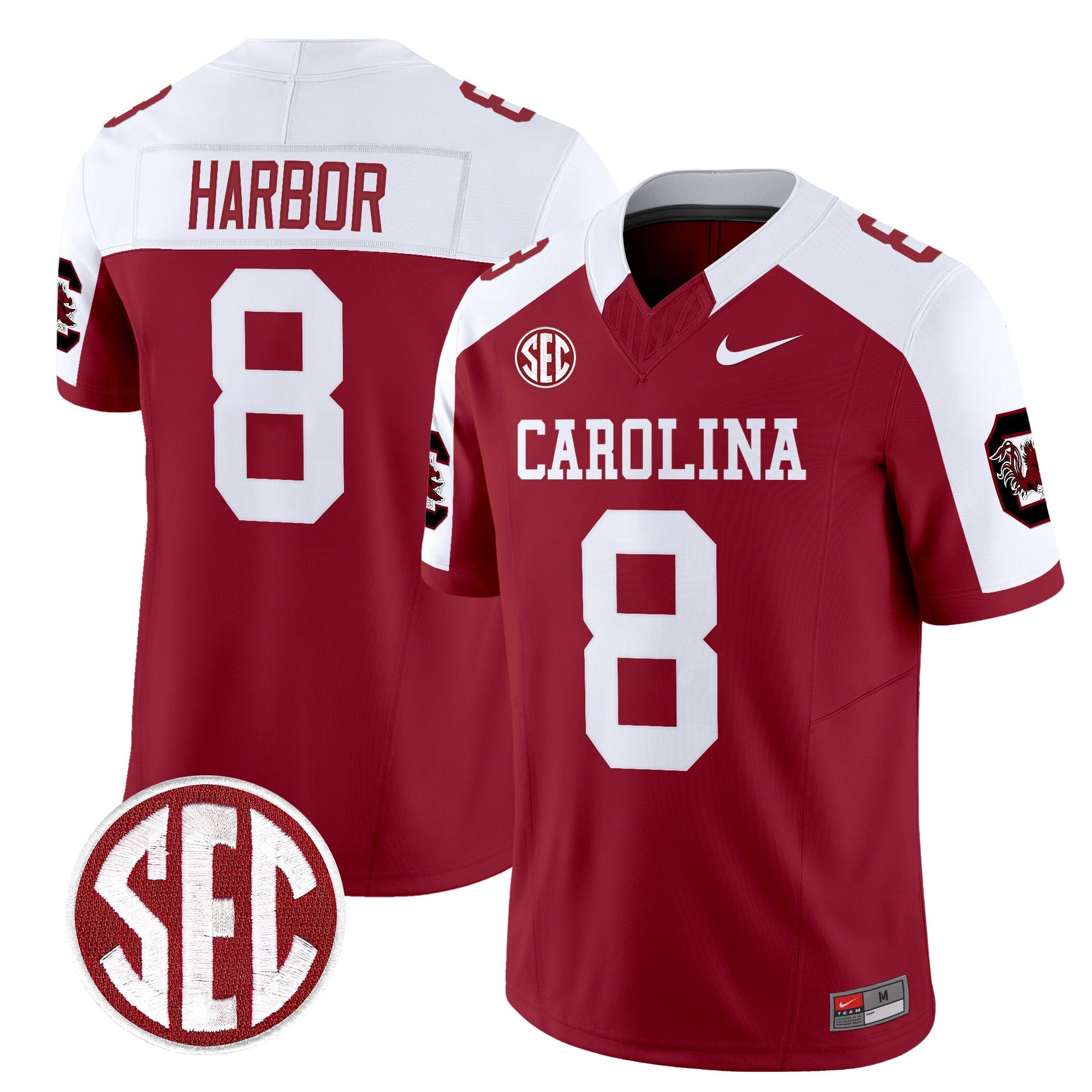 Men's South Carolina Gamecocks 1980 Throwback Vapor Limited Jersey â Rebrand 2026 â All Stitched