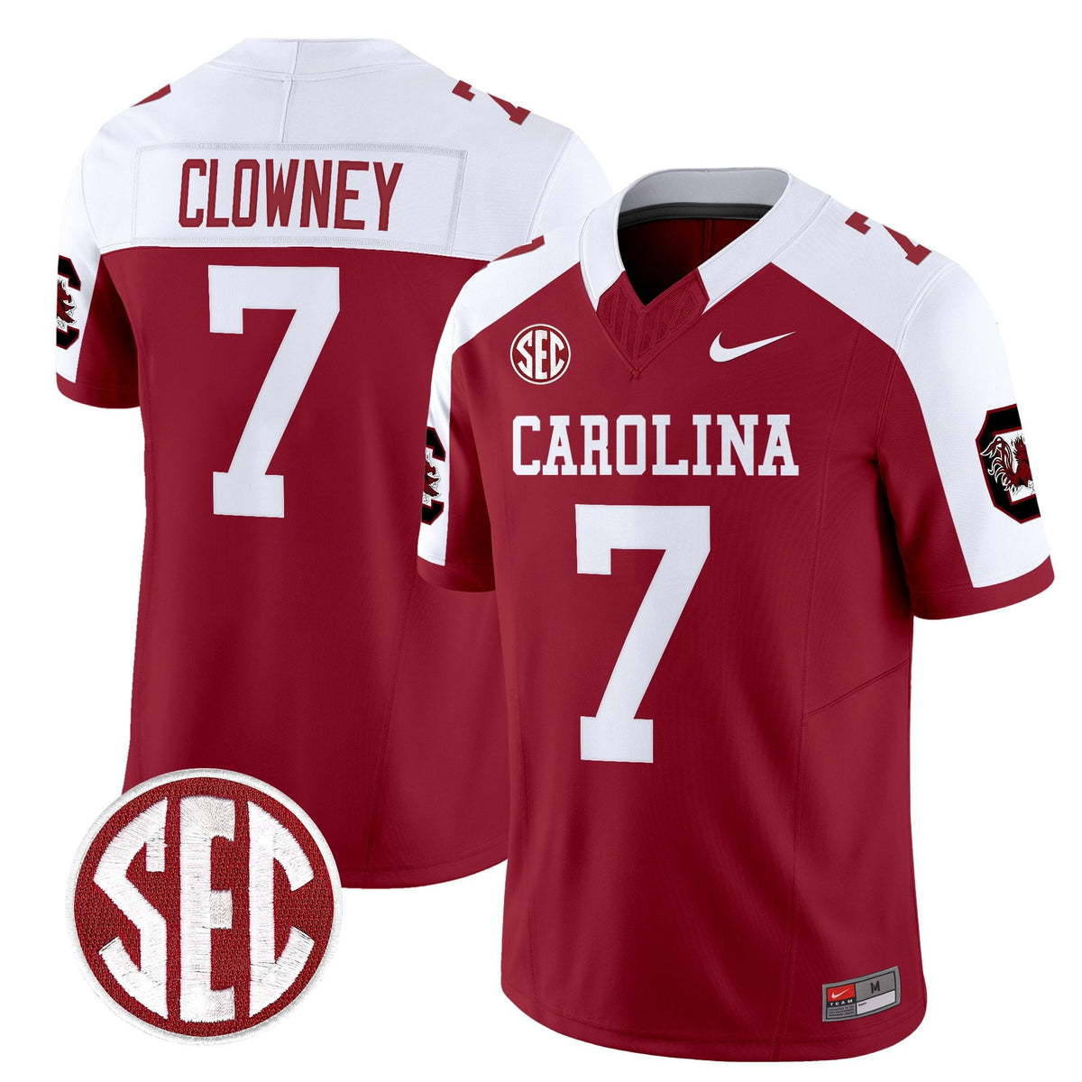 Men's South Carolina Gamecocks 1980 Throwback Vapor Limited Jersey â Rebrand 2026 â All Stitched