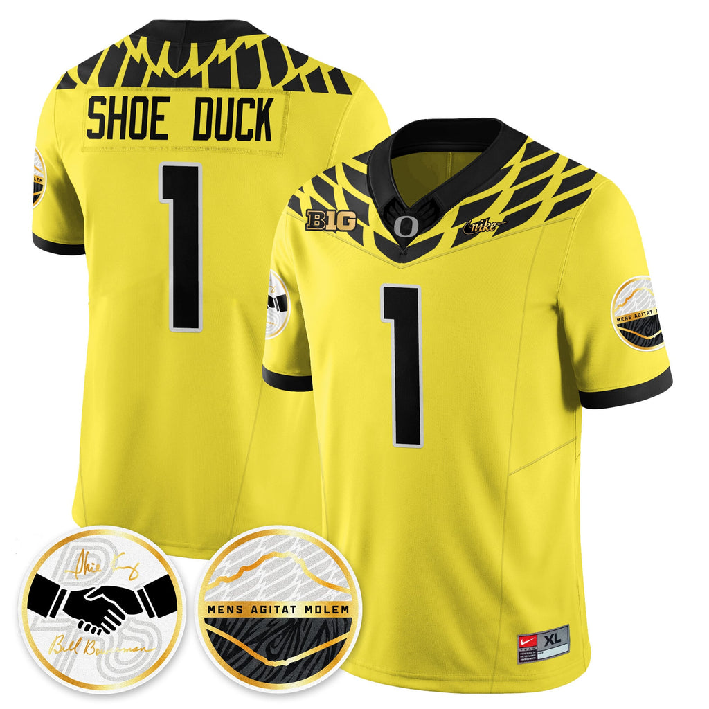Women's Oregon Ducks 2025 "Shoe Duck" Jersey - All Stitched
