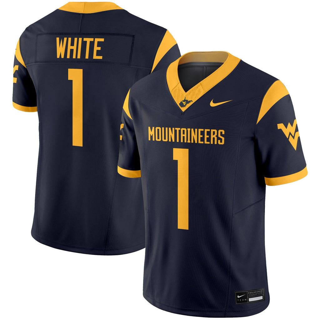 Women's West Virginia Mountaineers 2025 Vapor Limited Jersey - All Stitched