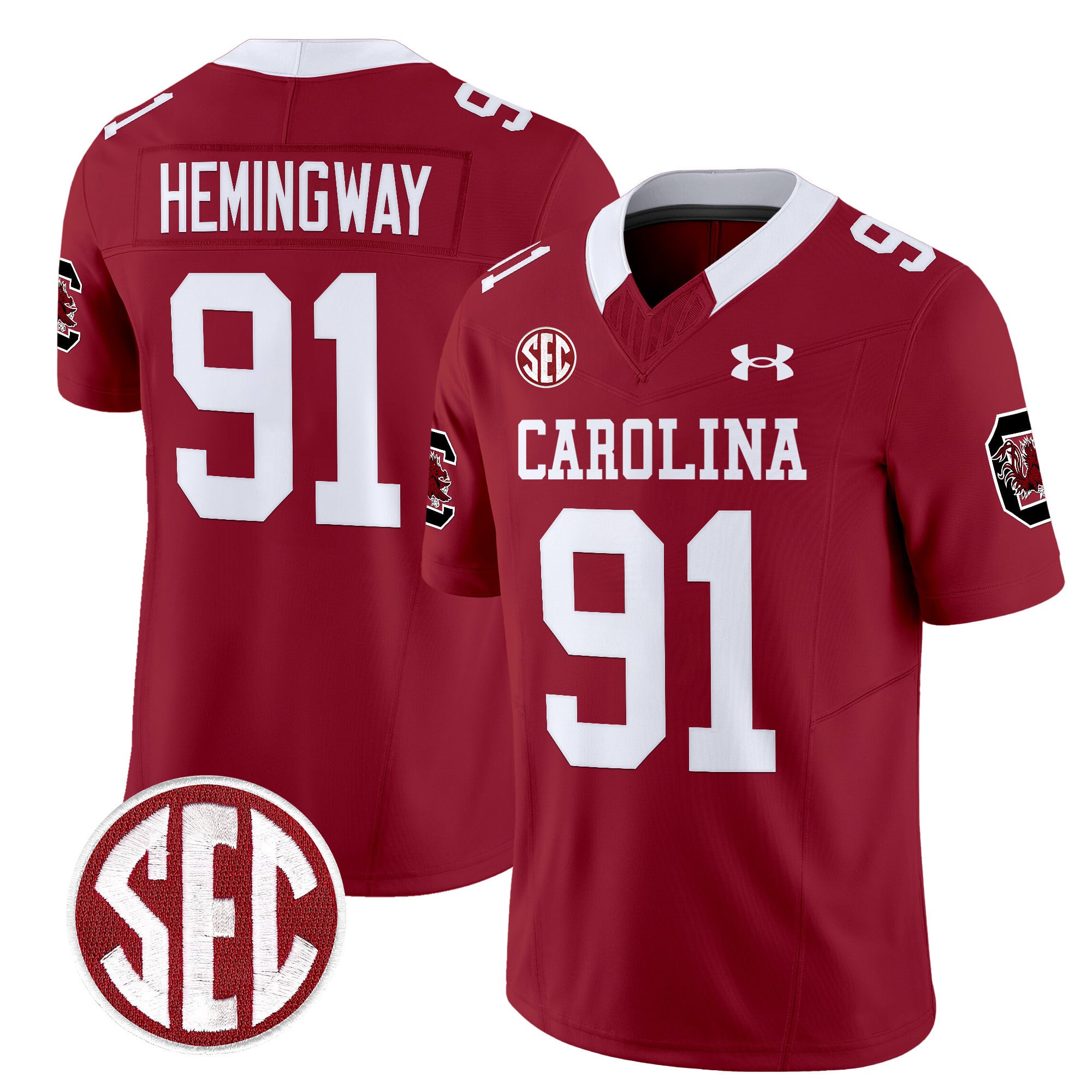 Men's South Carolina Gamecocks 1980 Throwback Vapor Limited Jersey V2 - All Stitched