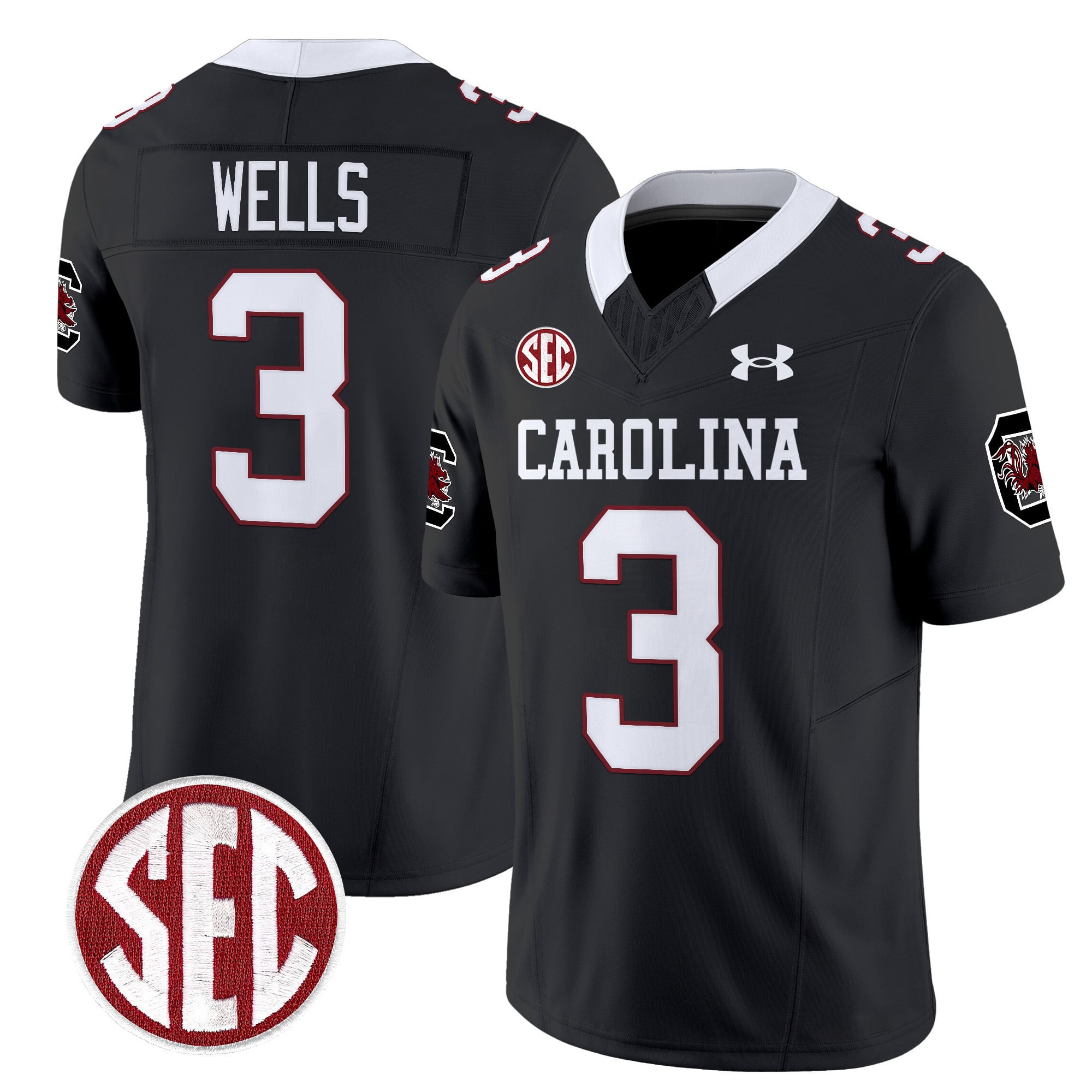 Men's South Carolina Gamecocks 1980 Throwback Vapor Limited Jersey V2 - All Stitched
