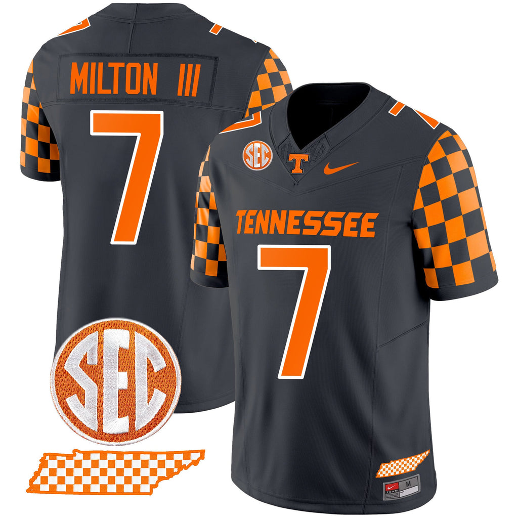 Men's Tennessee Volunteers 2024 Checkerboard Vapor Limited Jersey - All Stitched