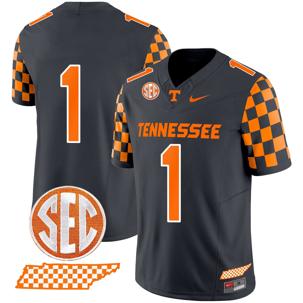 Men's Tennessee Volunteers 2024 Checkerboard Vapor Limited Jersey - All Stitched