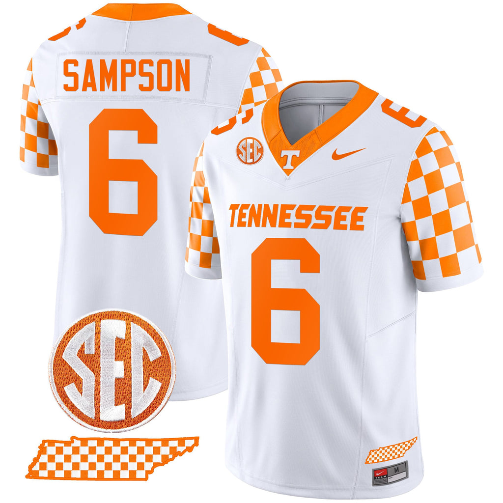 Men's Tennessee Volunteers 2024 Checkerboard Vapor Limited Jersey - All Stitched