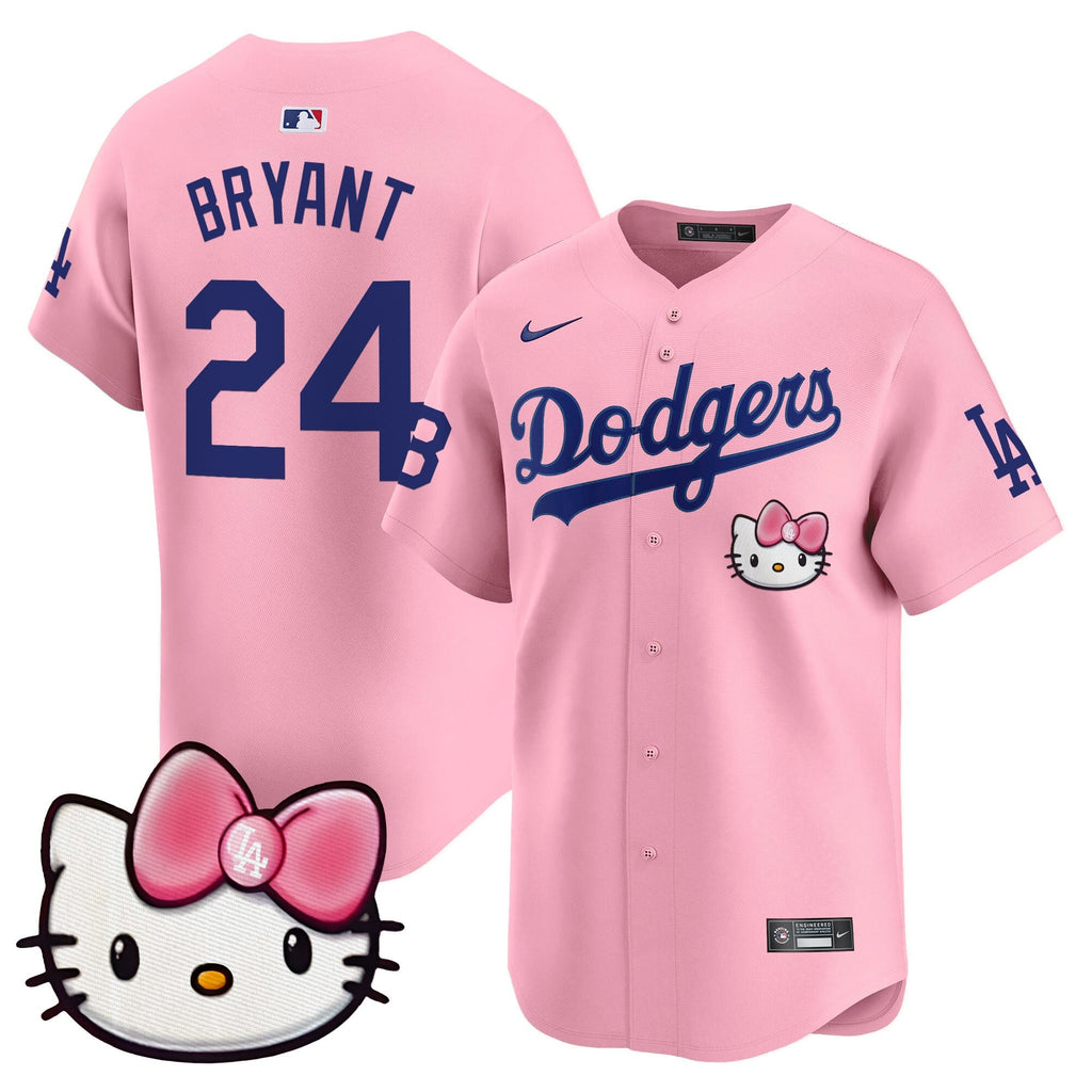 Unisex Dodgers 2025 Hello Kitty Vapor Premier Limited Jersey  All Stitched