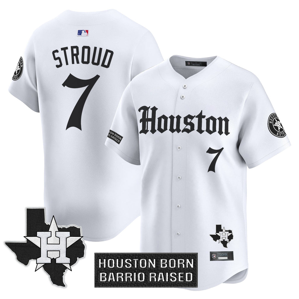 Men's Houston Astros 'Gothic Edition' Vapor Premier Limited Jersey V2 - All Stitched