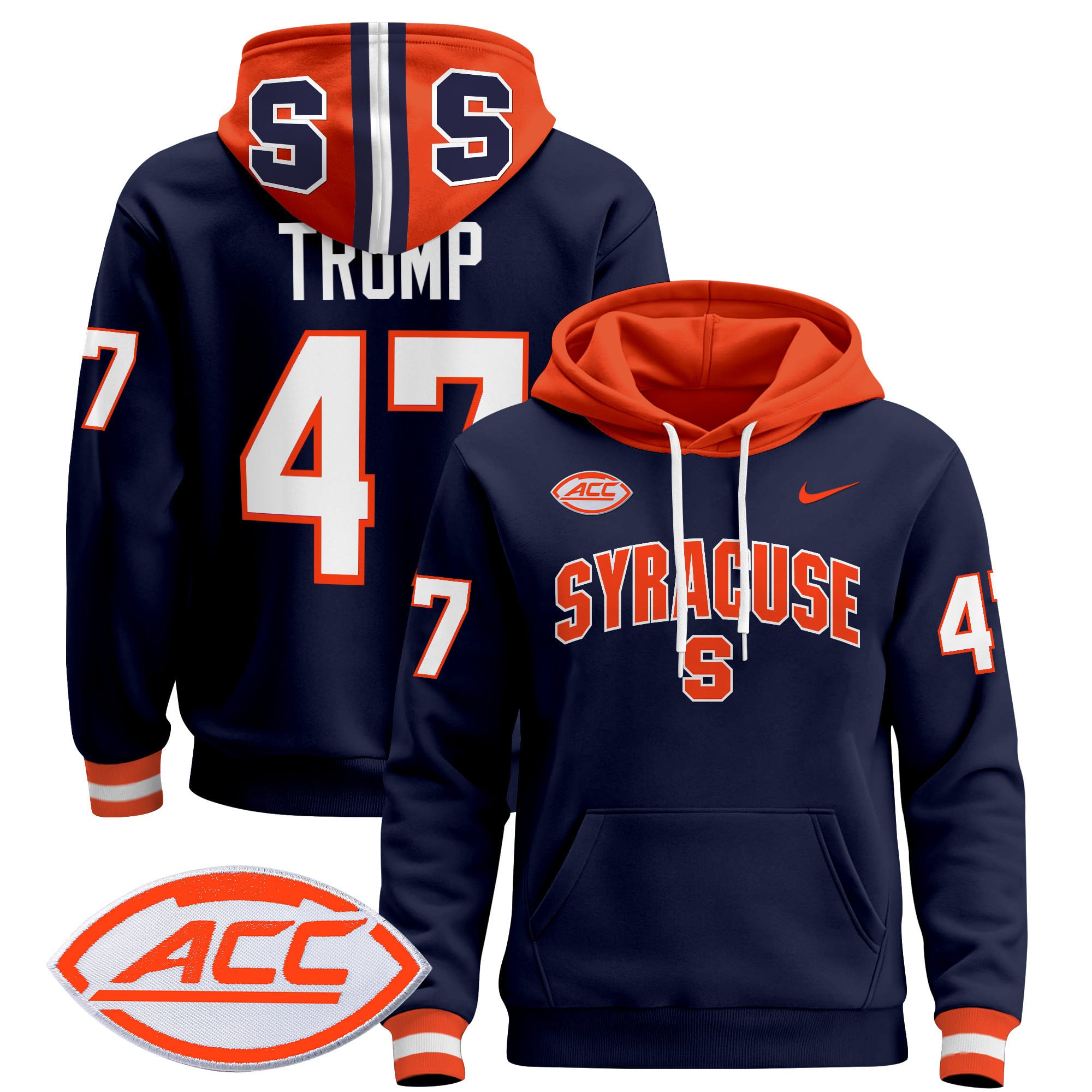 Syracuse Orange 2024 Pullover Hoodie V2