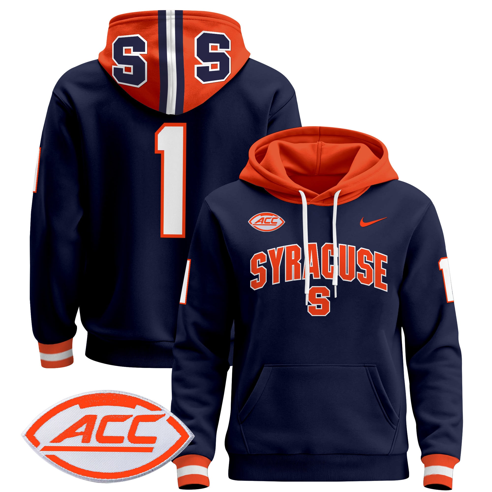 Syracuse Orange 2024 Pullover Hoodie V2
