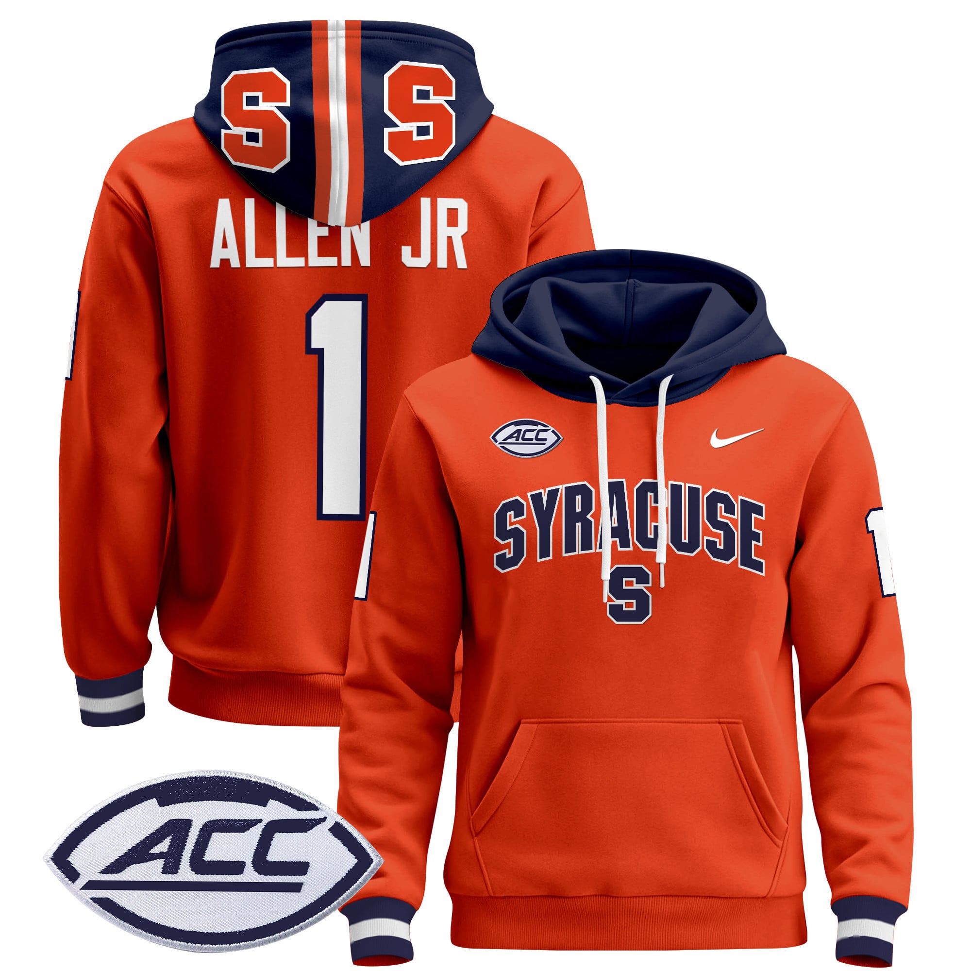 Syracuse Orange 2024 Pullover Hoodie V2