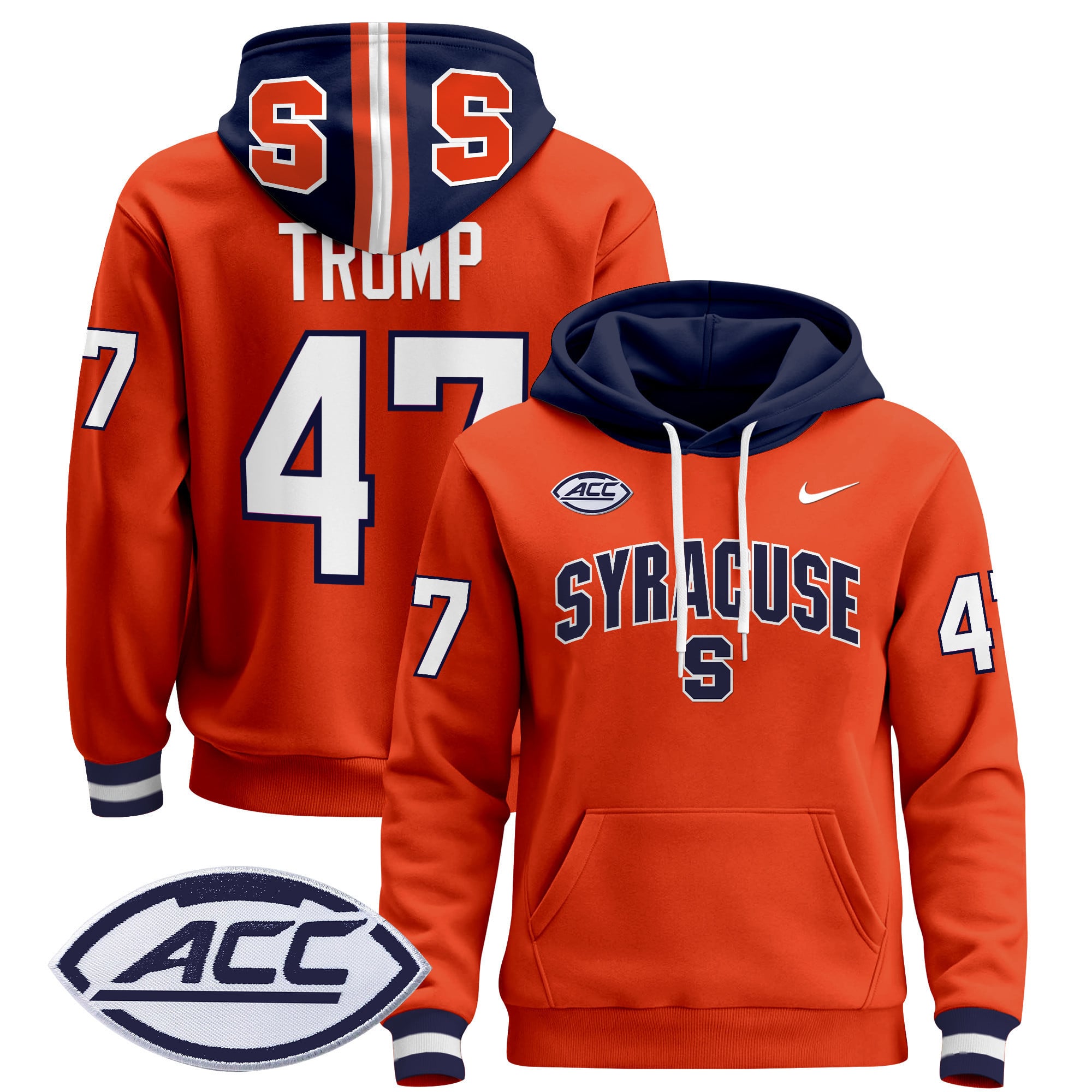 Syracuse Orange 2024 Pullover Hoodie V2
