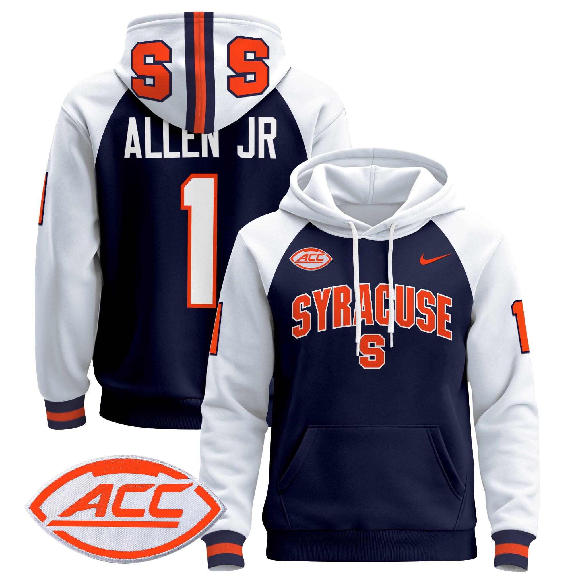 Syracuse Orange 2024 Pullover Hoodie V2