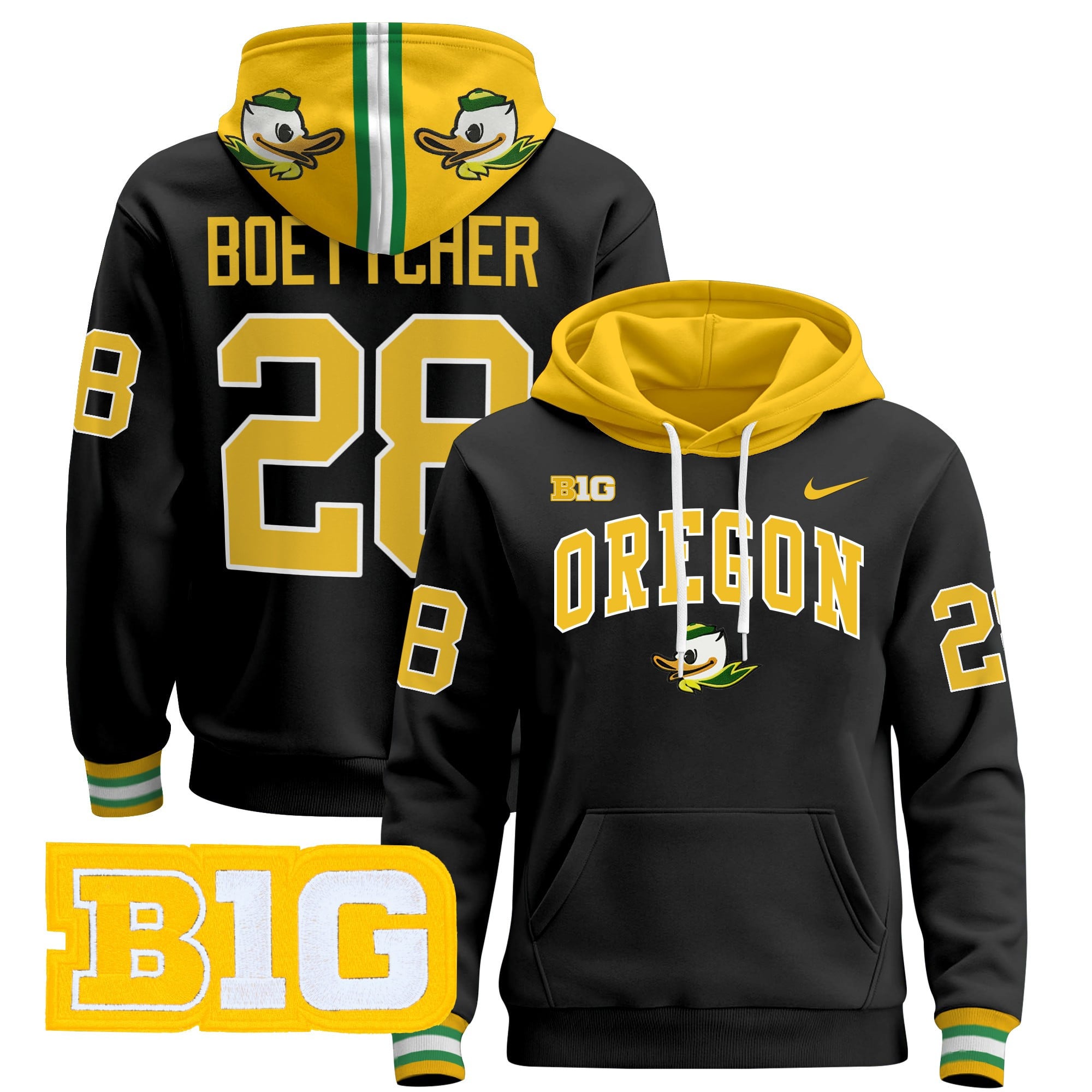 Oregon Ducks 2024 Pullover Hoodie V4