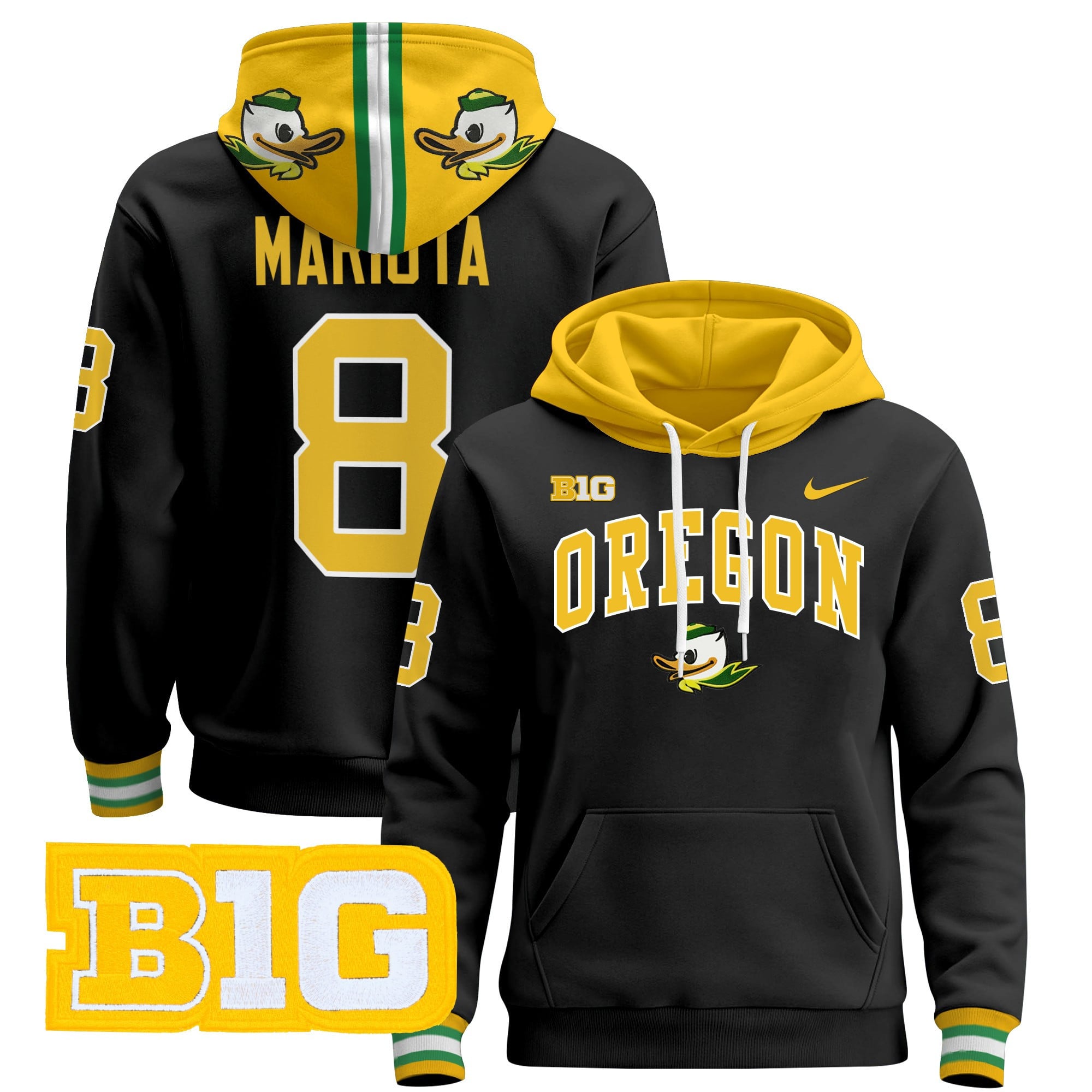 Oregon Ducks 2024 Pullover Hoodie V4