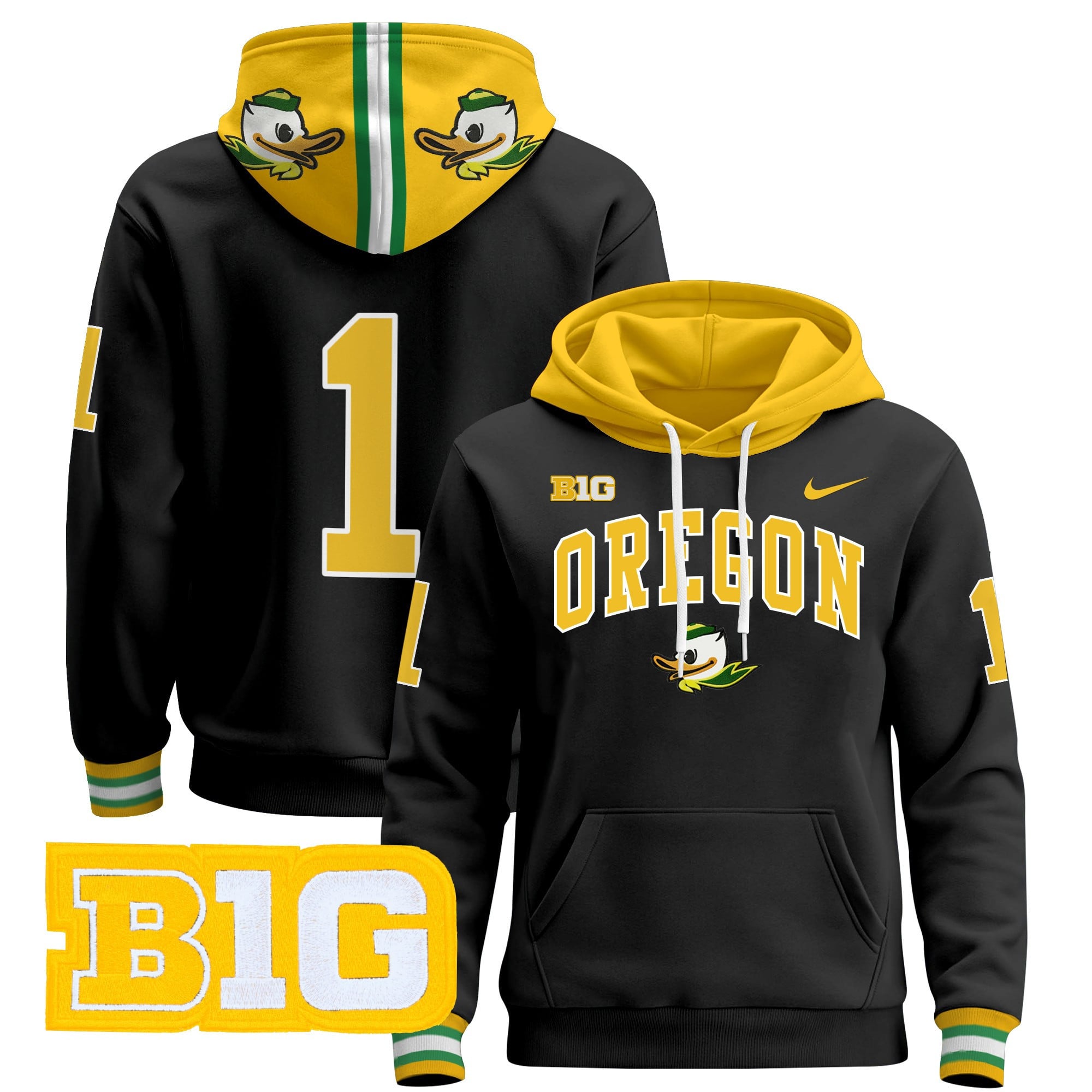 Oregon Ducks 2024 Pullover Hoodie V4