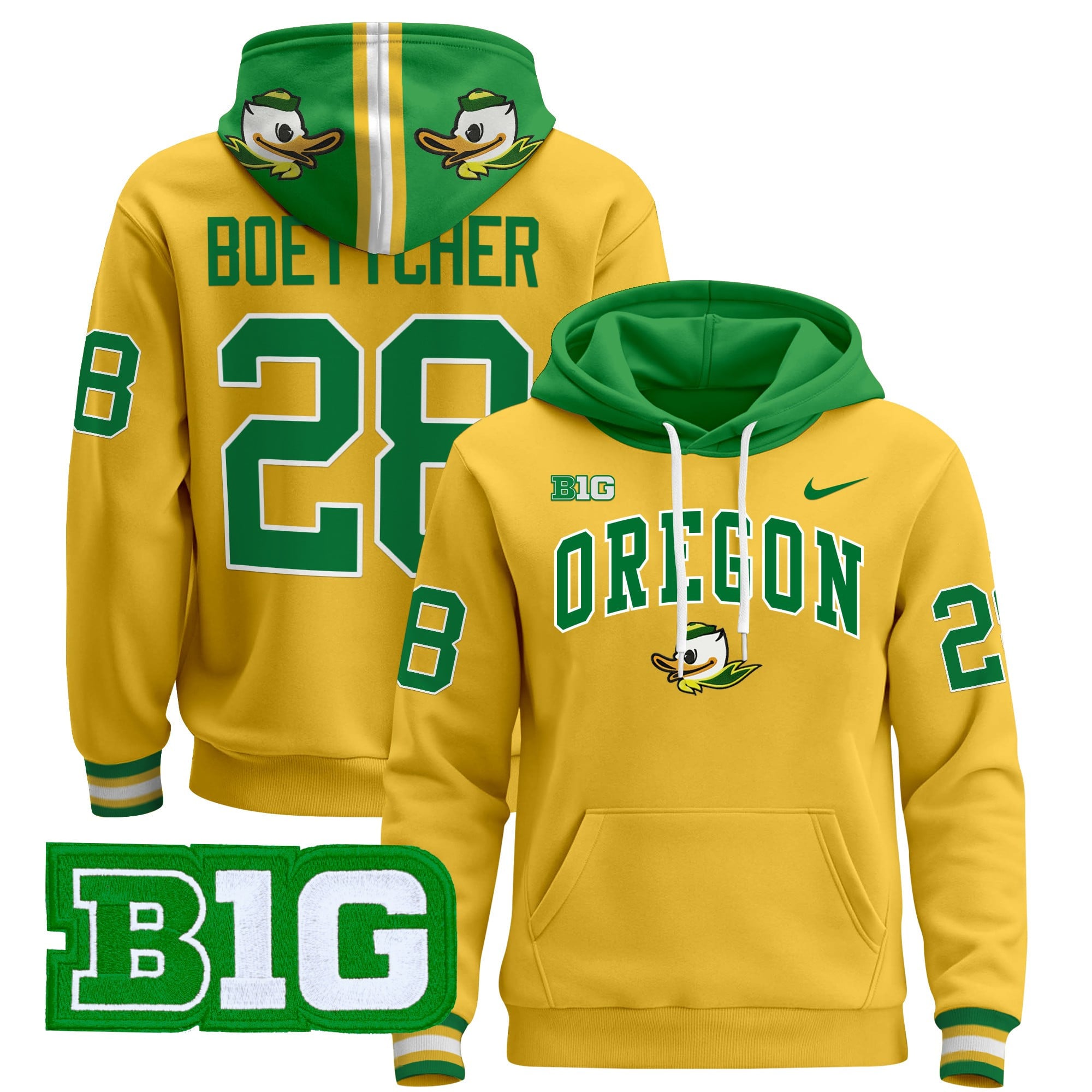 Oregon Ducks 2024 Pullover Hoodie V4
