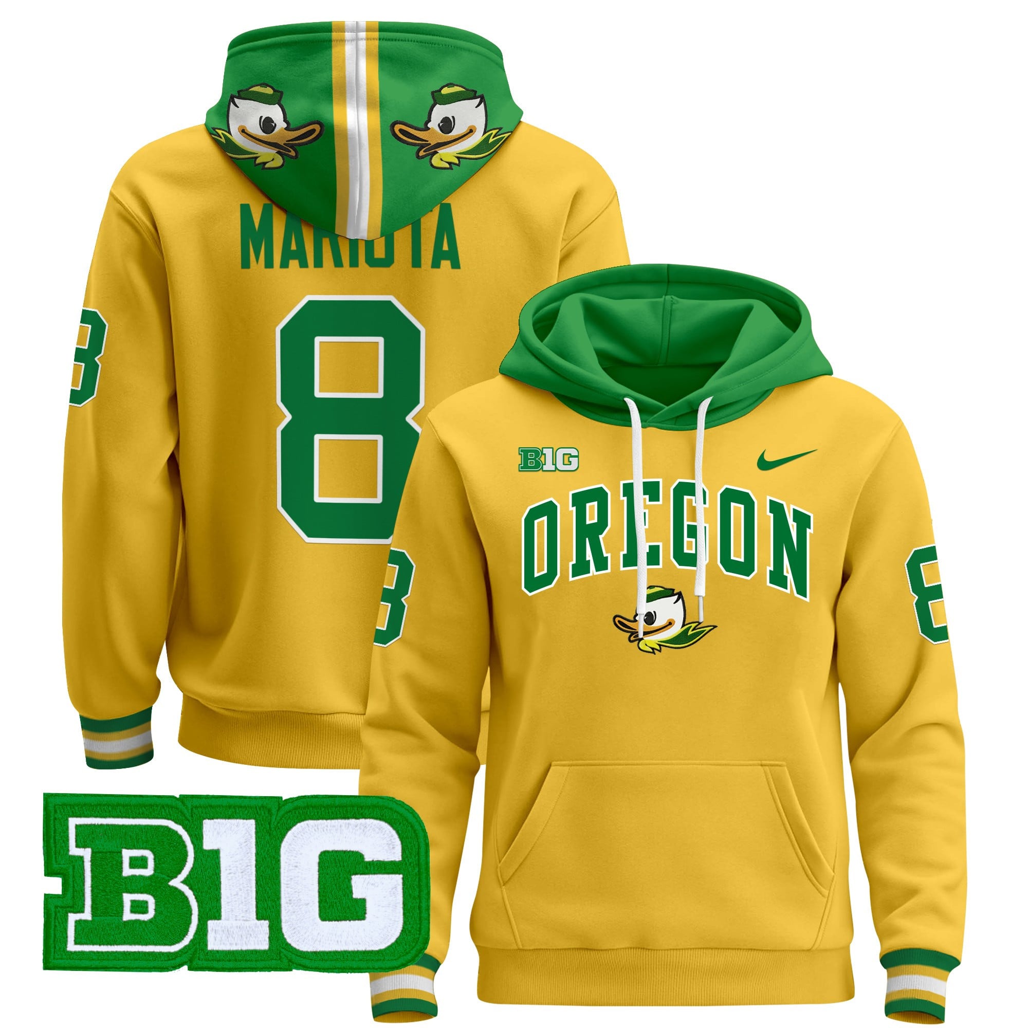 Oregon Ducks 2024 Pullover Hoodie V4