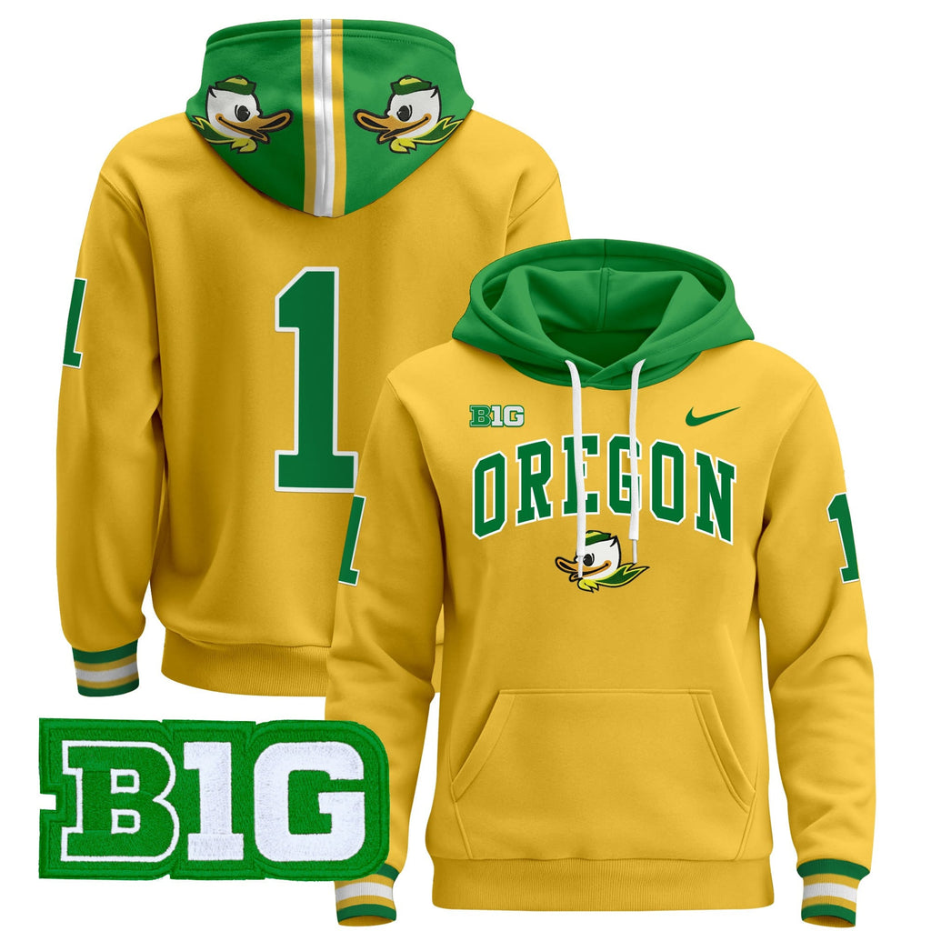 Oregon Ducks 2024 Pullover Hoodie V4