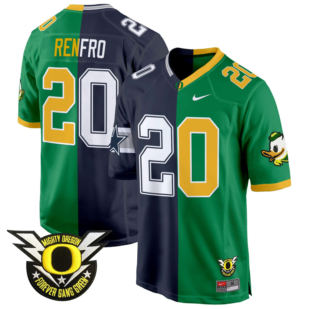 Oregon Ducks Split Game Jersey - All Stitched