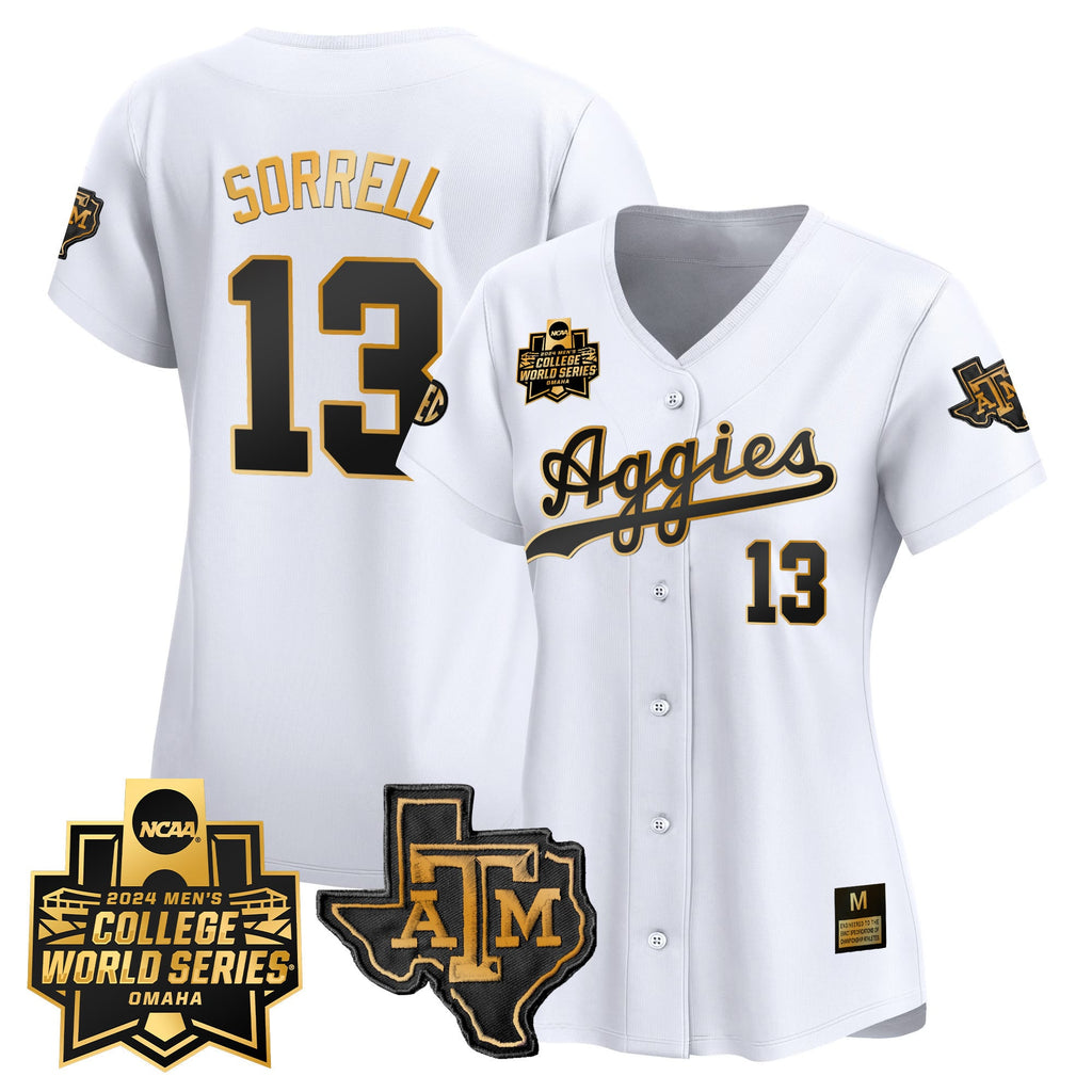 Women's Texas A&M Aggies 2024 College World Series Vapor Premier Limited Jersey - All Stitched
