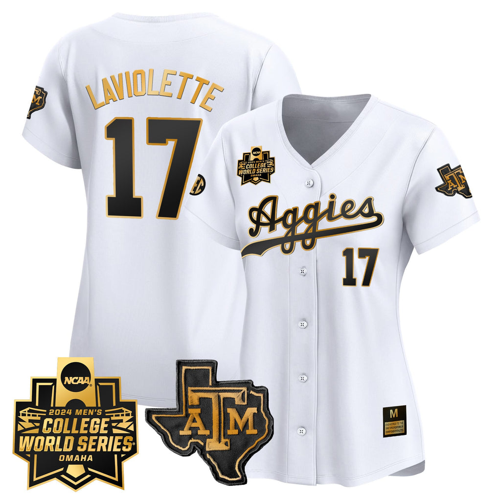 Women's Texas A&M Aggies 2024 College World Series Vapor Premier Limited Jersey - All Stitched