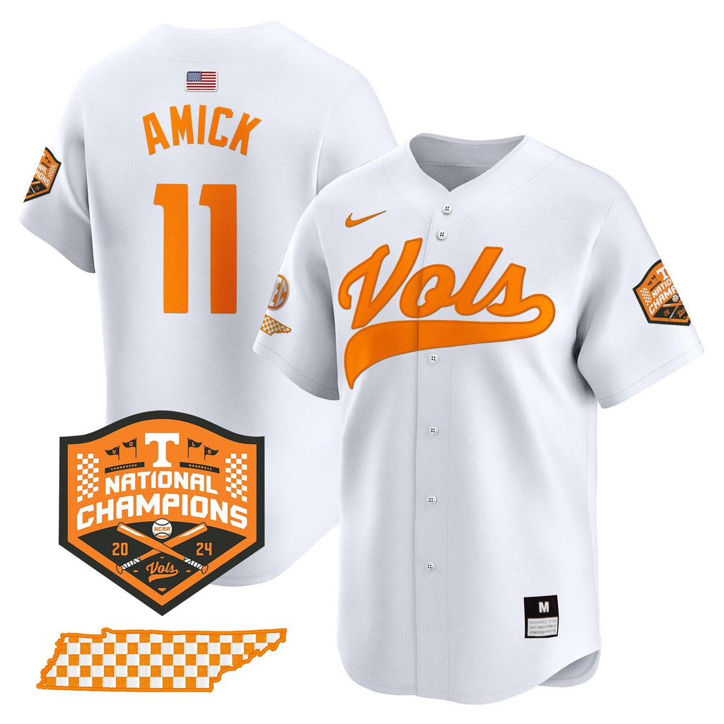Men's Tennessee Volunteers 2024 Champions Vapor Premier Limited Jersey - All Stitched