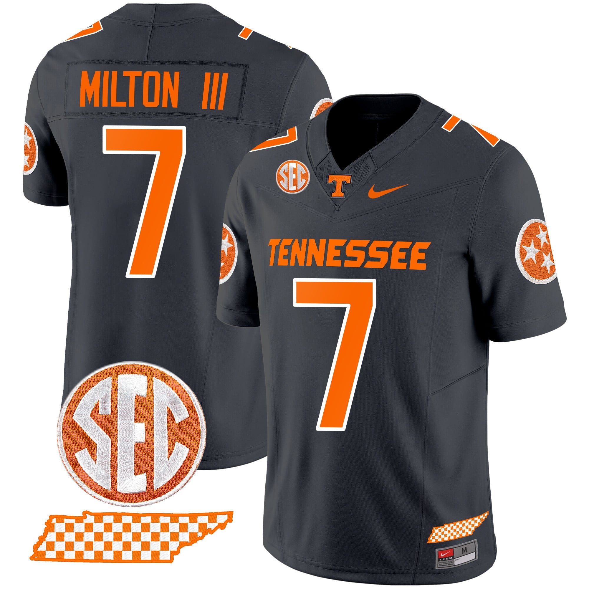 Men's Tennessee Volunteers 2024 Vapor Limited Jersey V2 - All Stitched