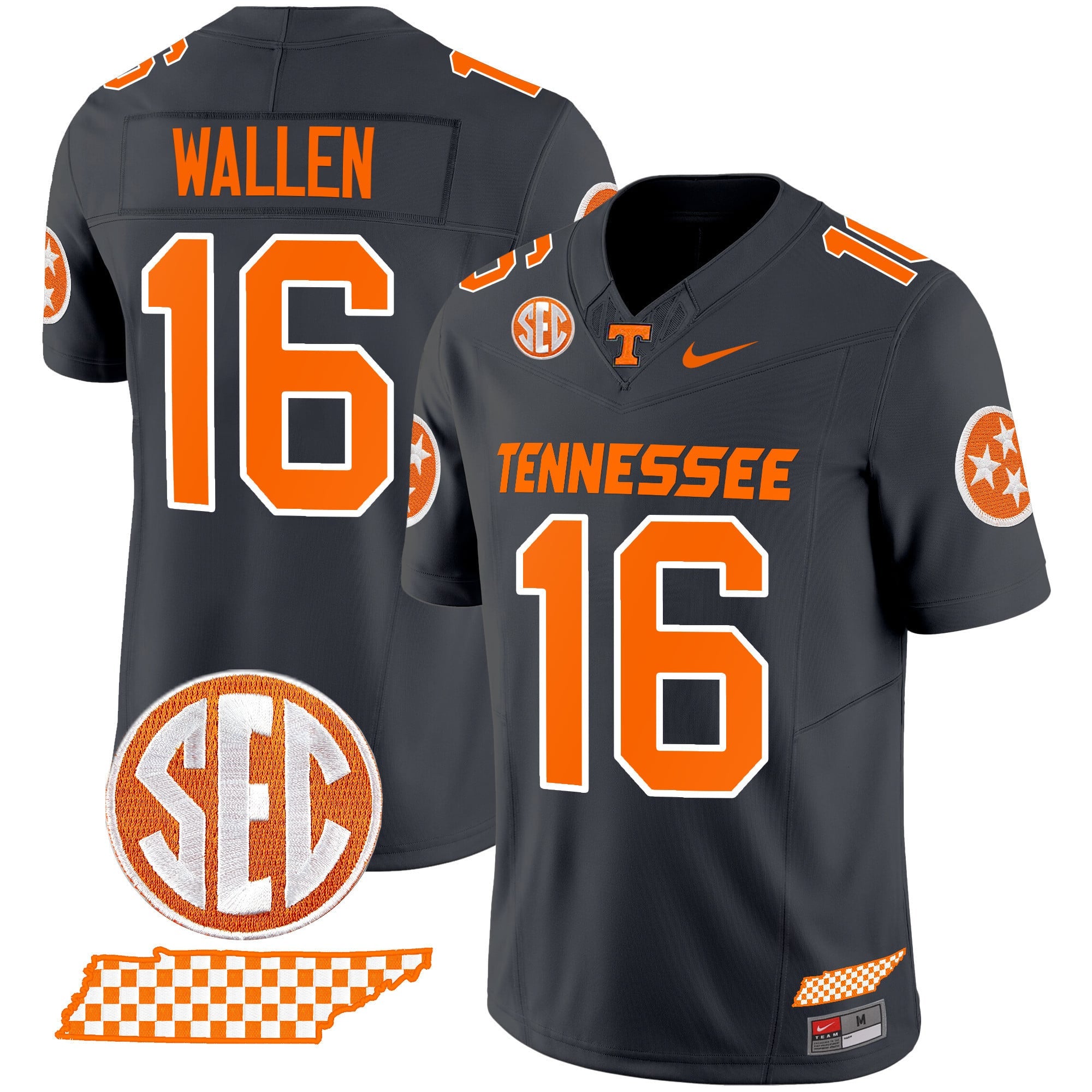 Men's Tennessee Volunteers 2024 Vapor Limited Jersey V2 - All Stitched
