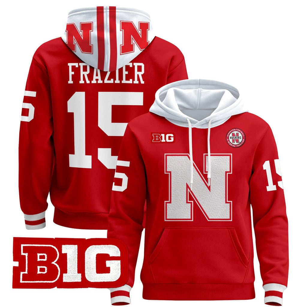 Men's Nebraska Cornhuskers 2024 Pullover Hoodie V2 - All Stitched