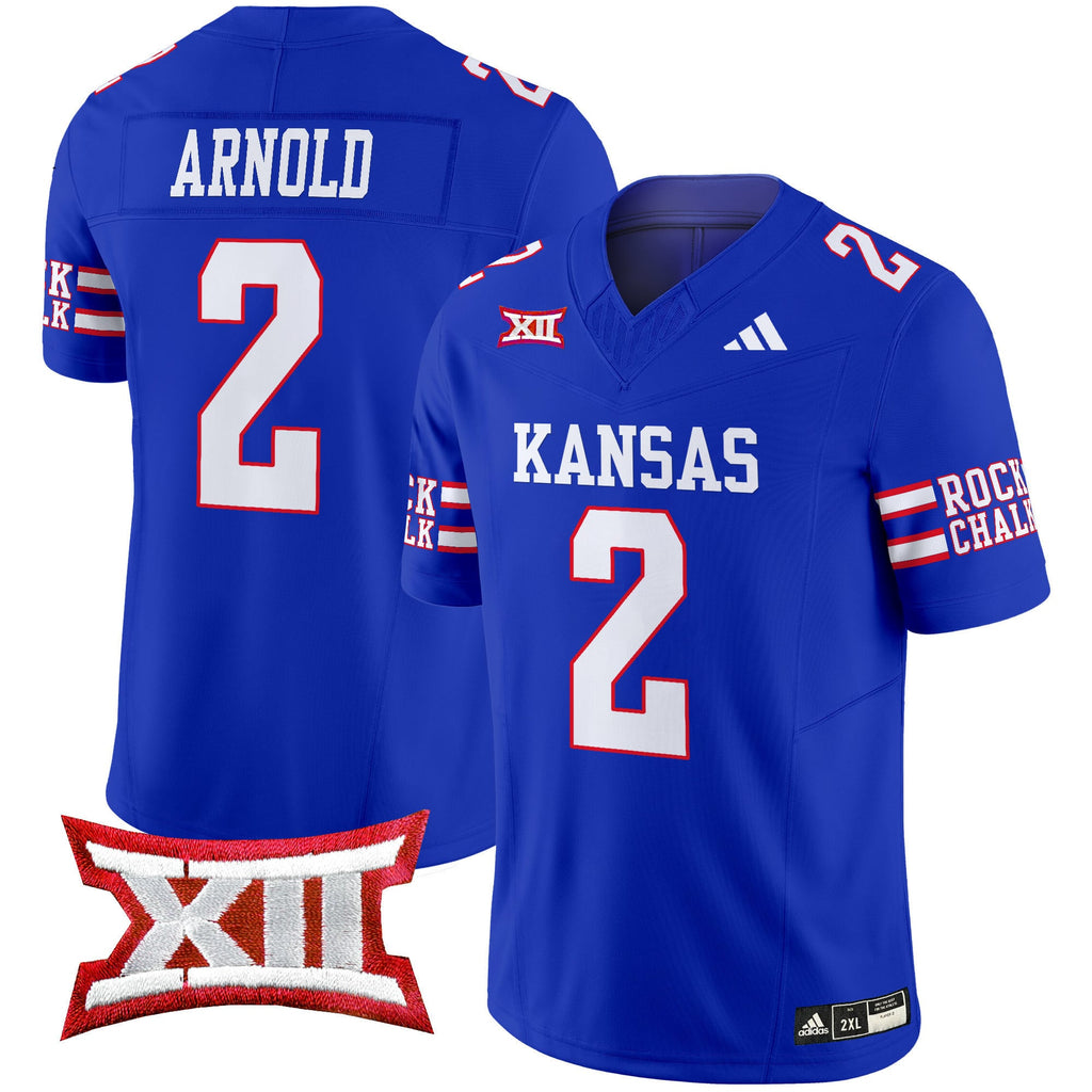 Men's Kansas Jayhawks 2024 Vapor Limited Jersey - All Stitched