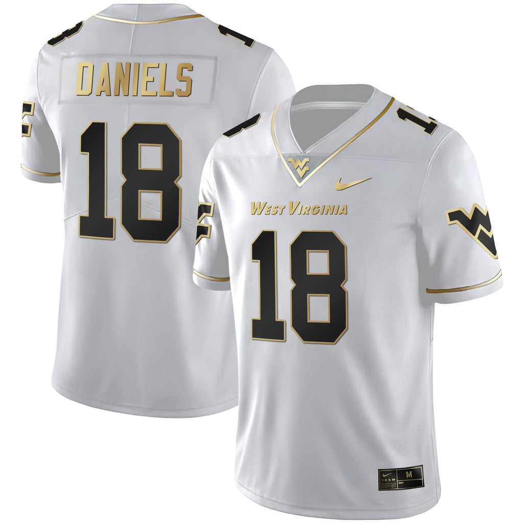Men's Mountaineers Black Limited & Gold Vapor Jersey - All Stitched