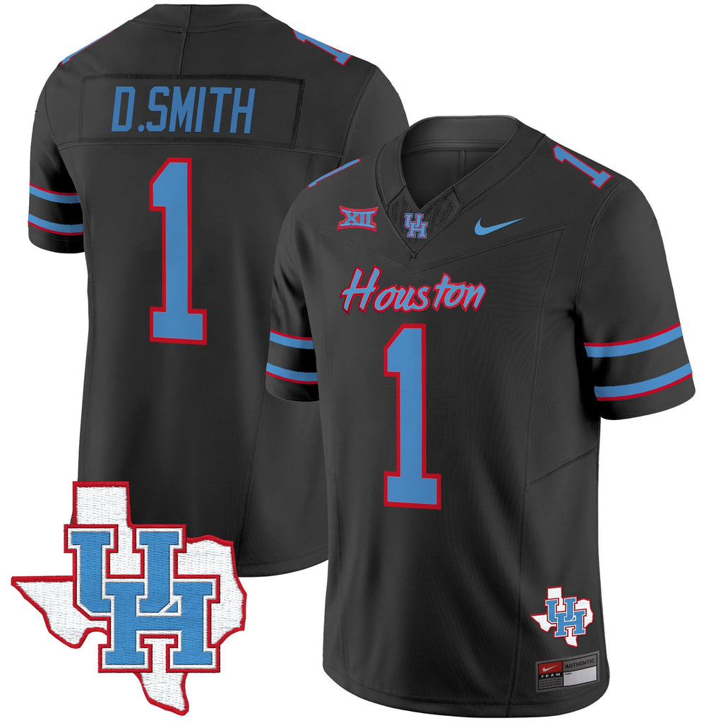 Men's Houston Cougars 2024 Oilers Inspired Vapor Limited Jersey - All Stitched
