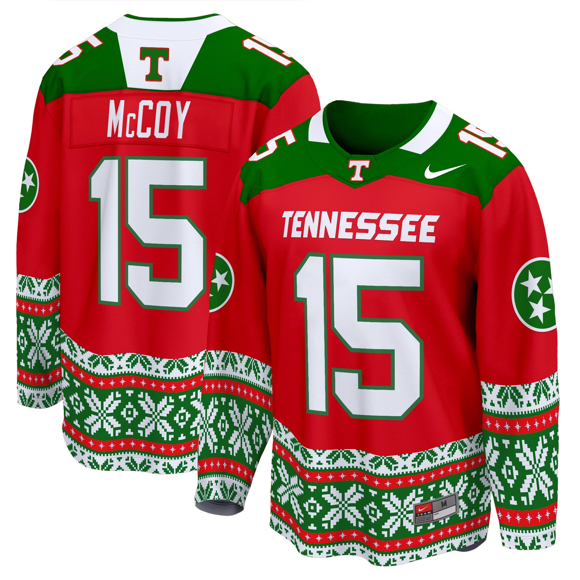 Men's Tennessee Volunteers 2024 Christmas Premier Breakaway Jersey - All Printed