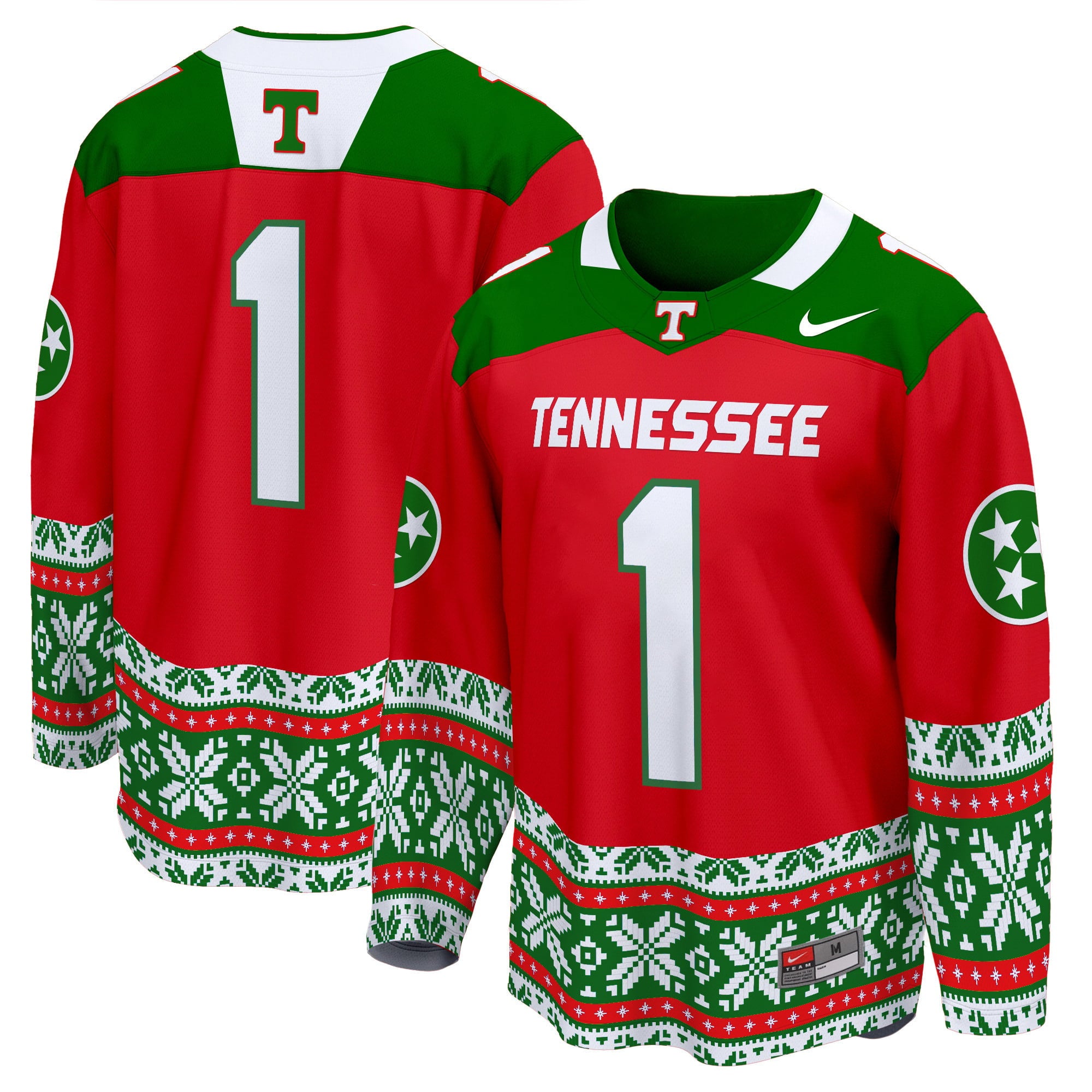 Men's Tennessee Volunteers 2024 Christmas Premier Breakaway Jersey - All Printed