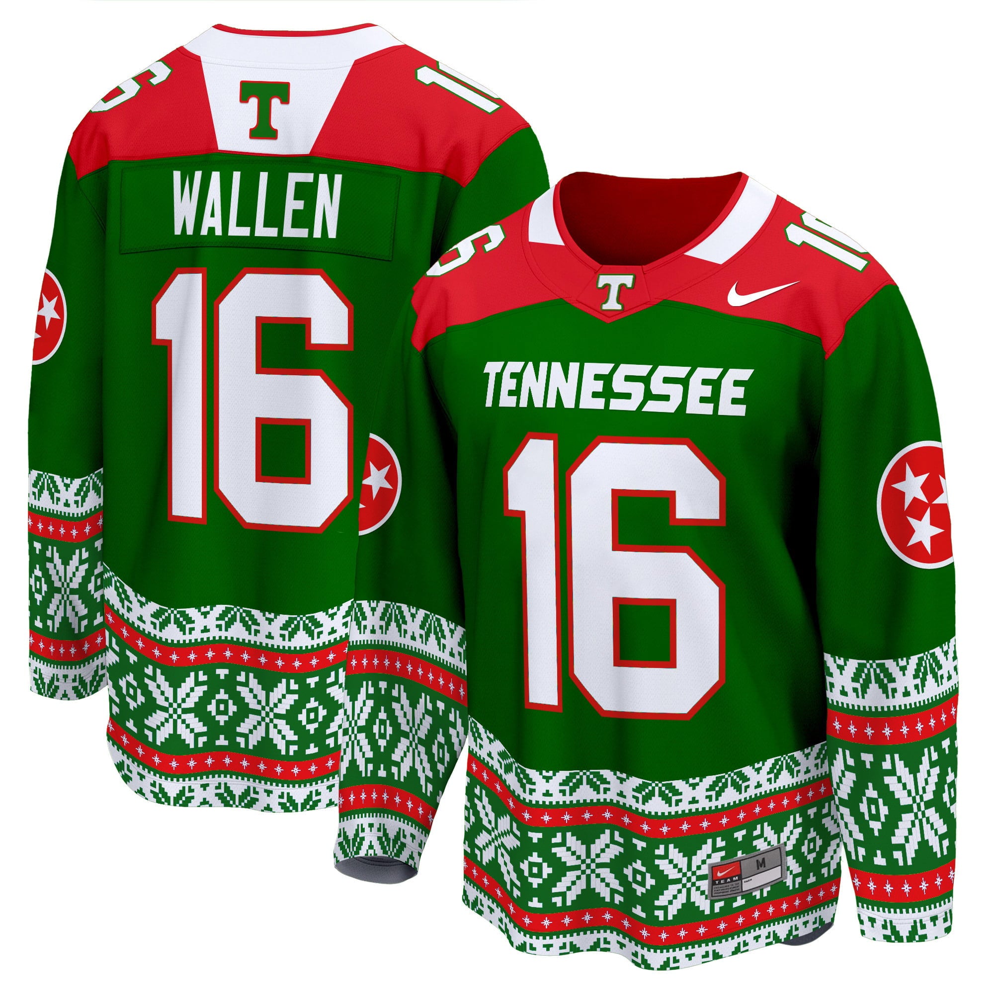 Men's Tennessee Volunteers 2024 Christmas Premier Breakaway Jersey - All Printed