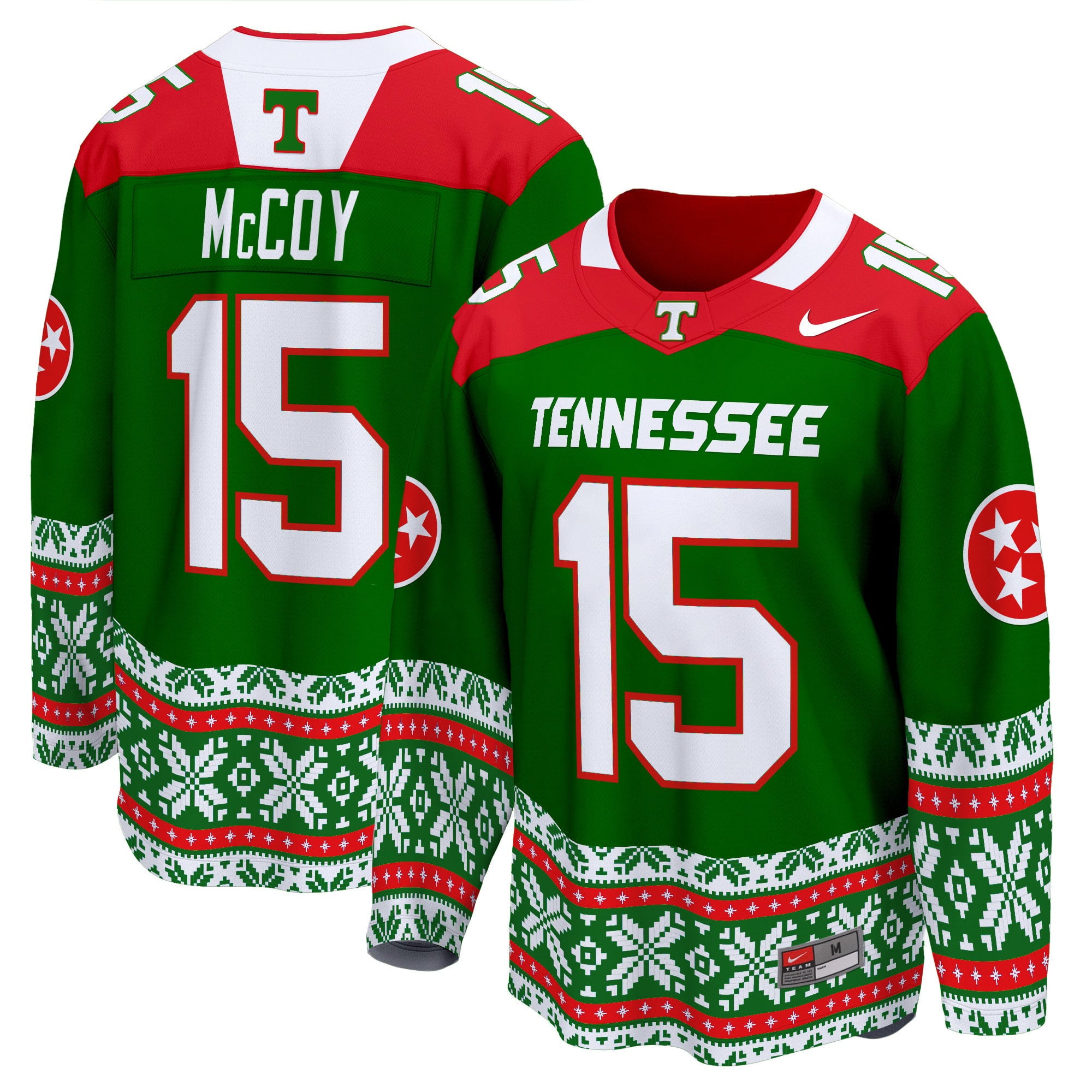 Men's Tennessee Volunteers 2024 Christmas Premier Breakaway Jersey - All Printed