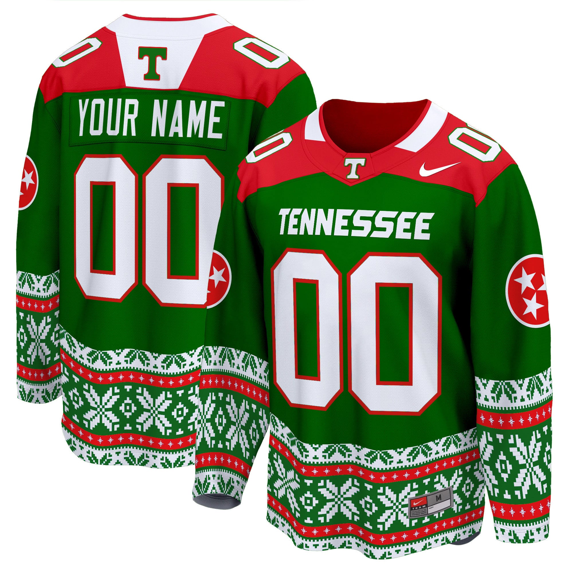 Tennessee Volunteers 2024 Christmas Premier Breakaway Custom Jersey - All Printed