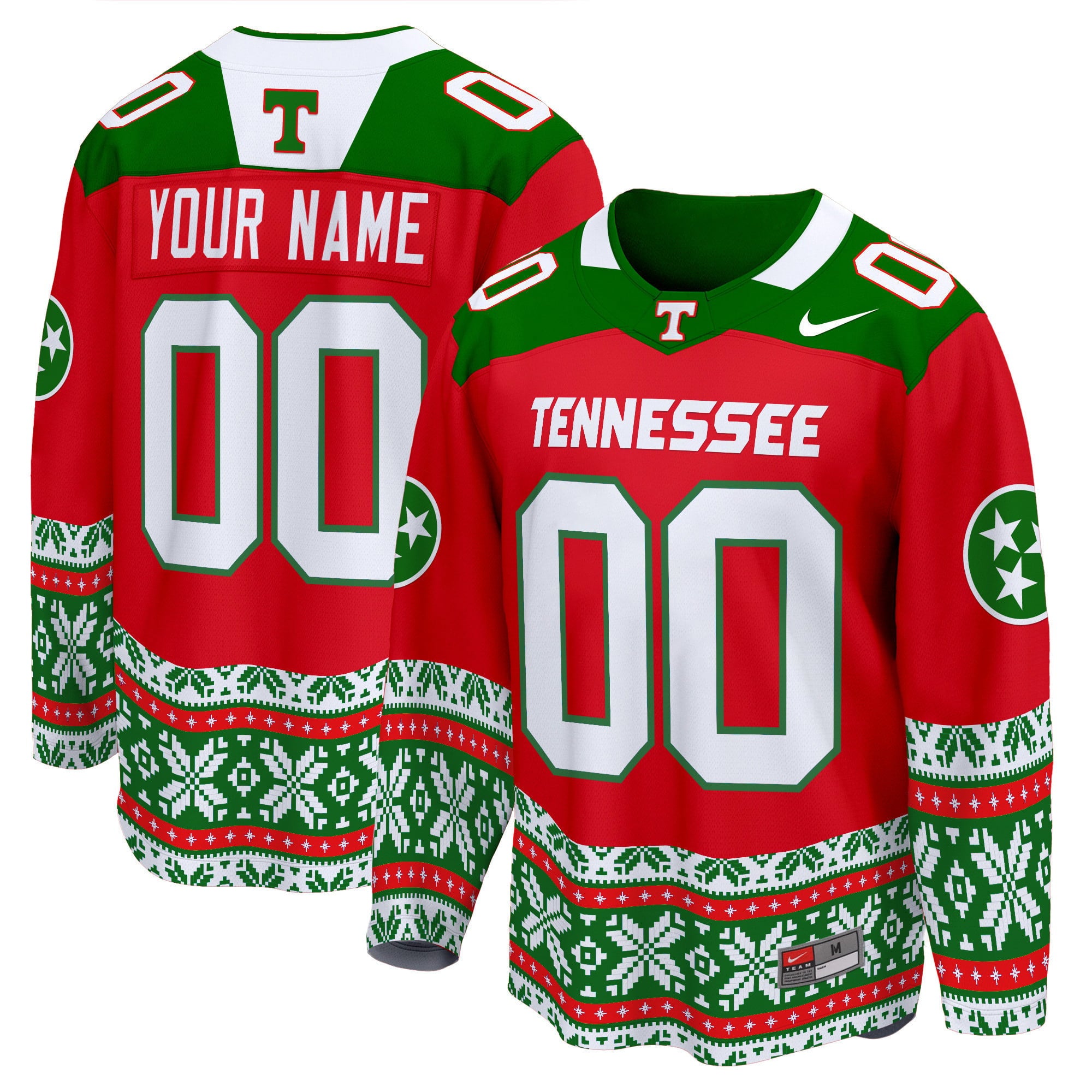 Tennessee Volunteers 2024 Christmas Premier Breakaway Custom Jersey - All Printed