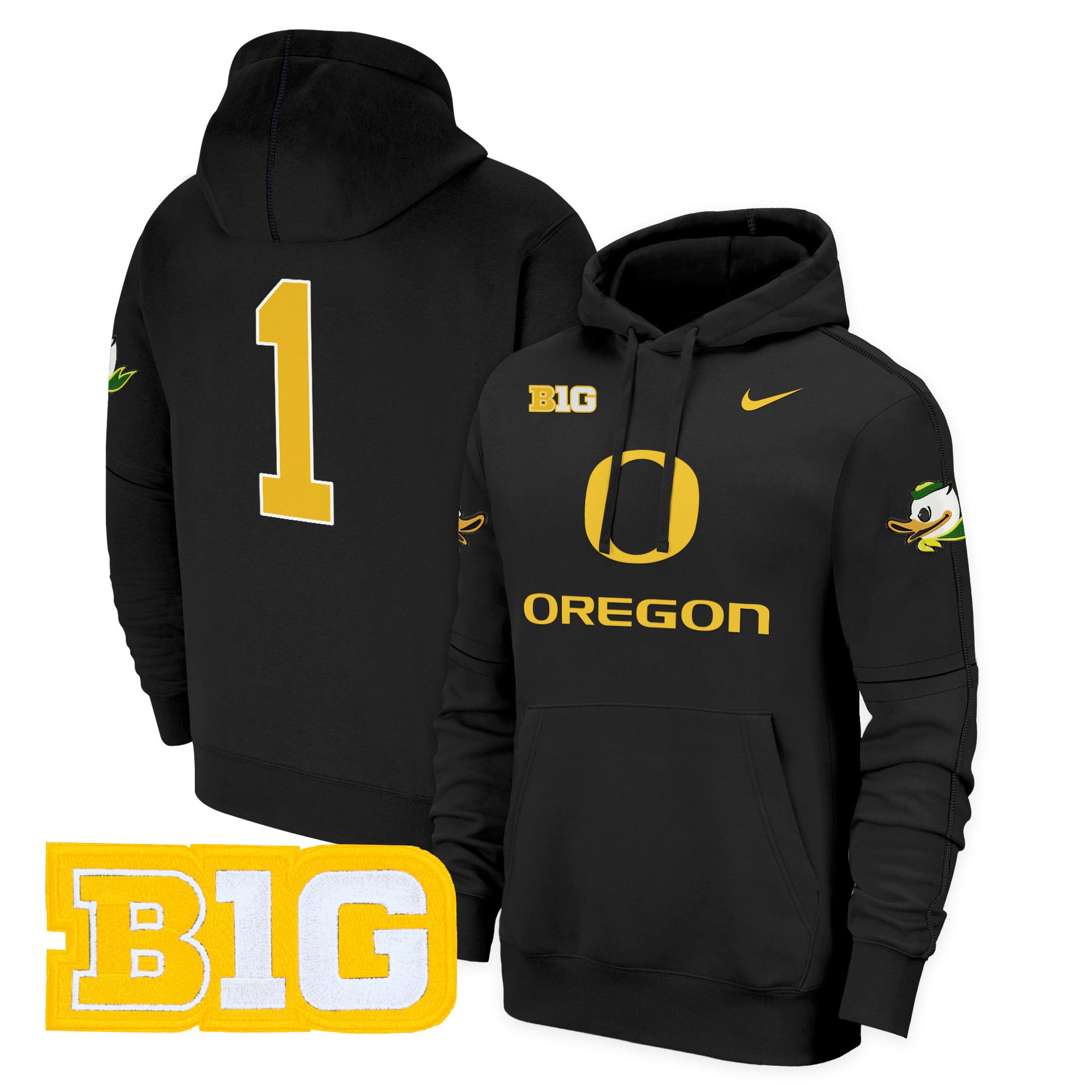Oregon Ducks 2024 Fleece Pullover Hoodie
