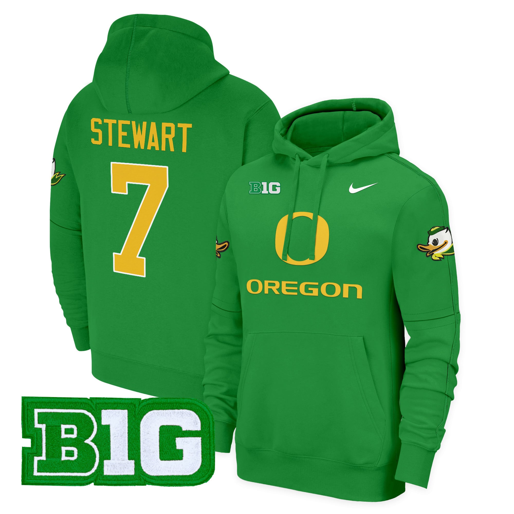 Oregon Ducks 2024 Fleece Pullover Hoodie