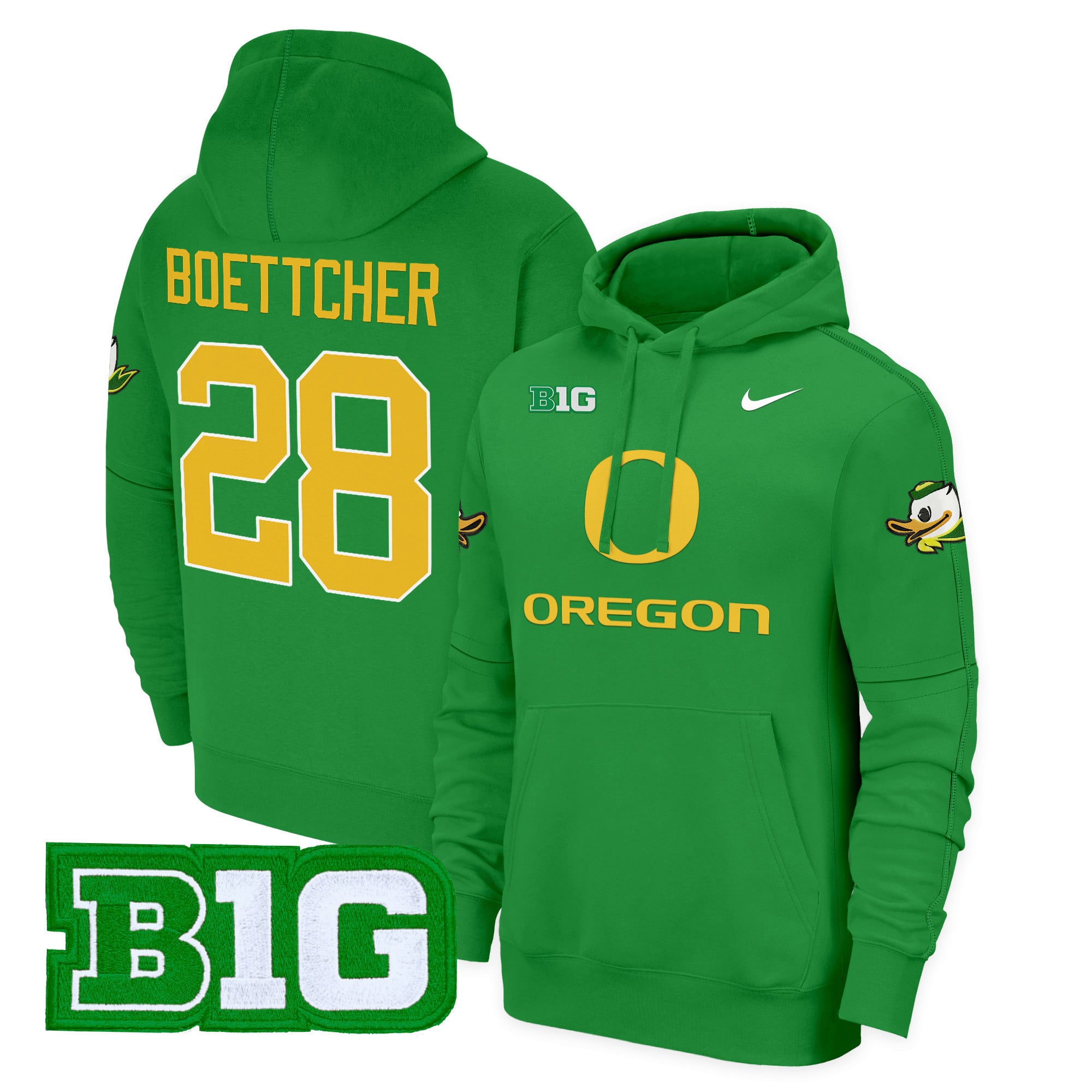 Oregon Ducks 2024 Fleece Pullover Hoodie