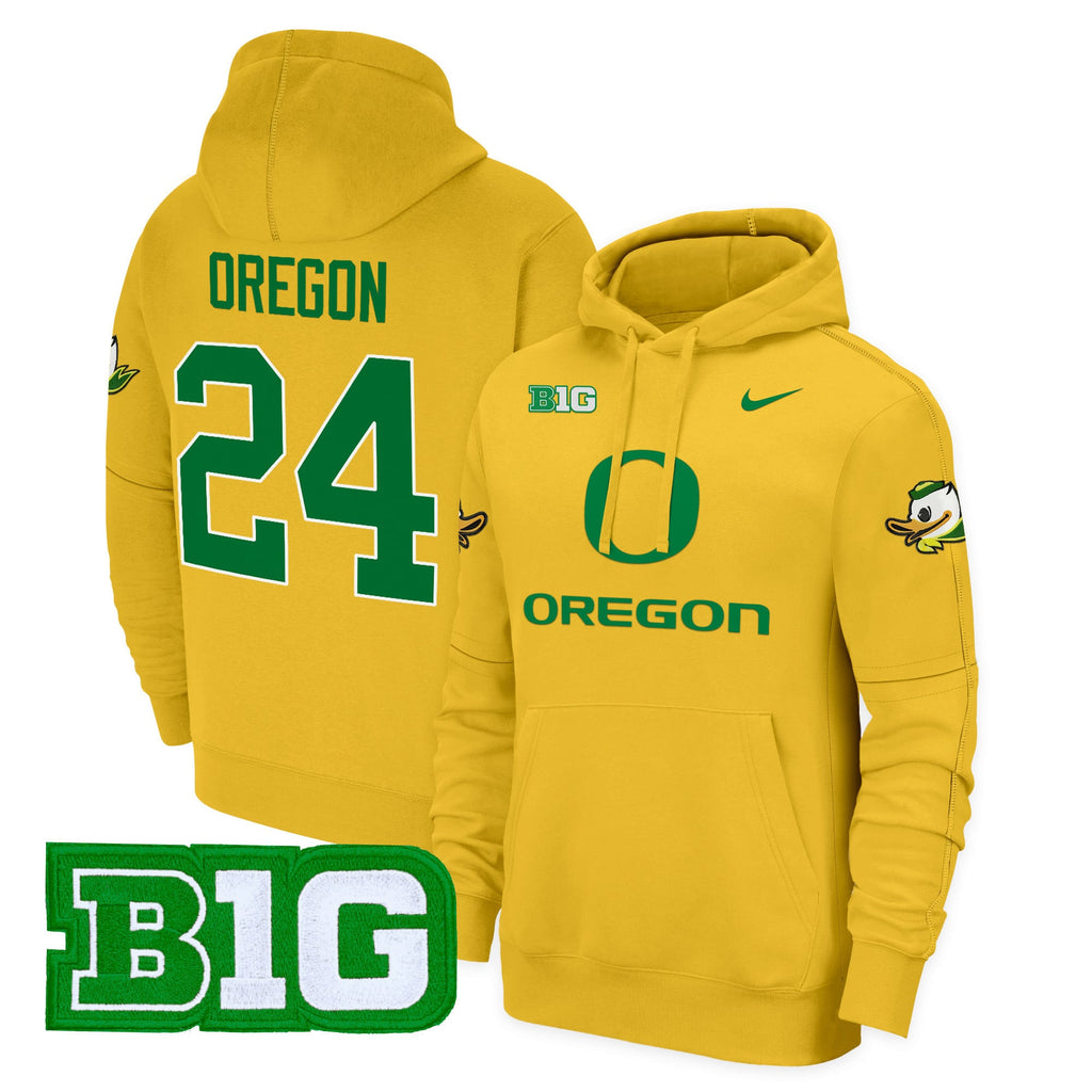 Oregon Ducks 2024 Fleece Pullover Hoodie
