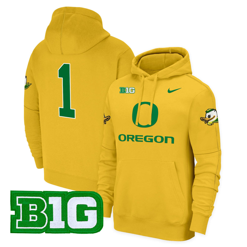 Oregon Ducks 2024 Fleece Pullover Hoodie