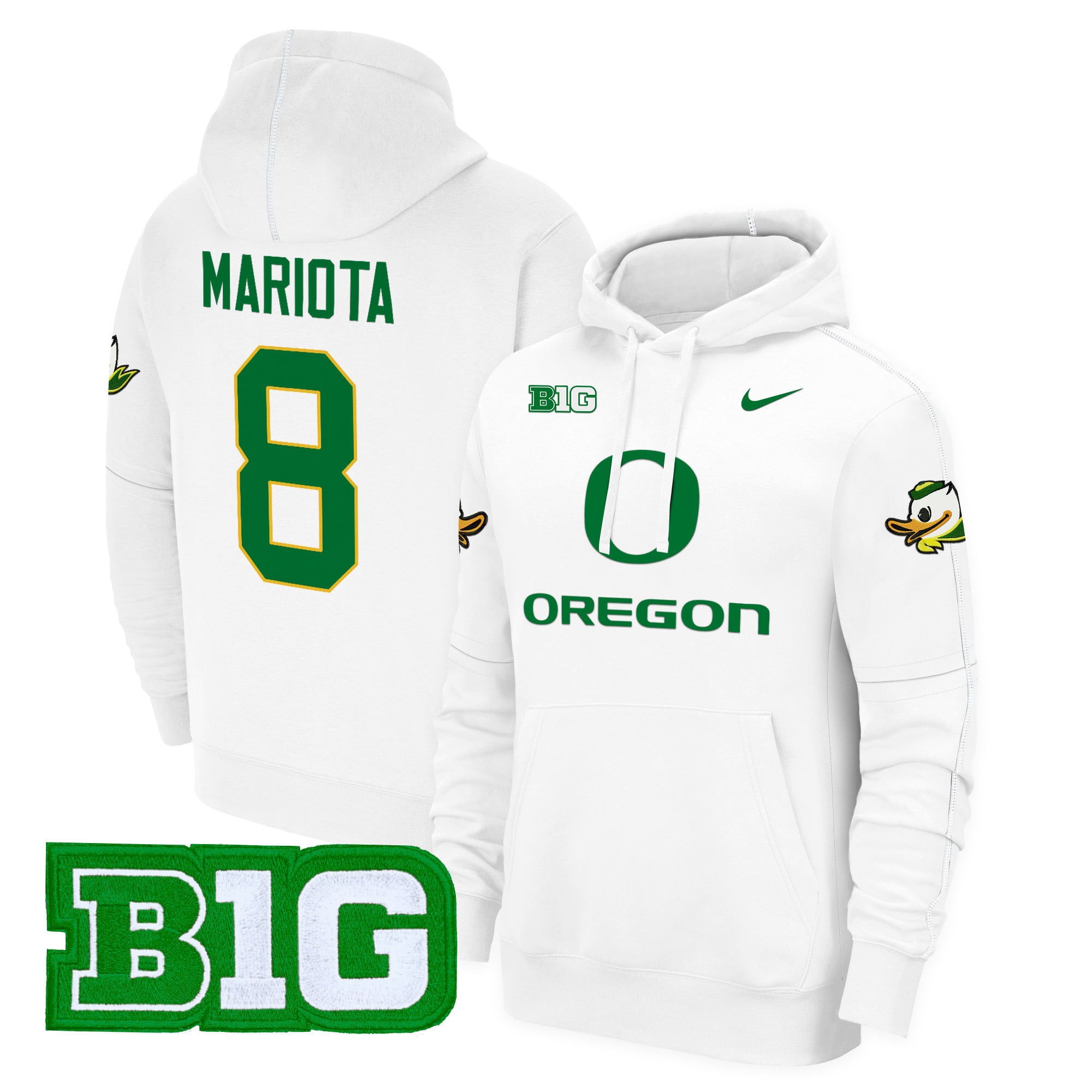 Oregon Ducks 2024 Fleece Pullover Hoodie