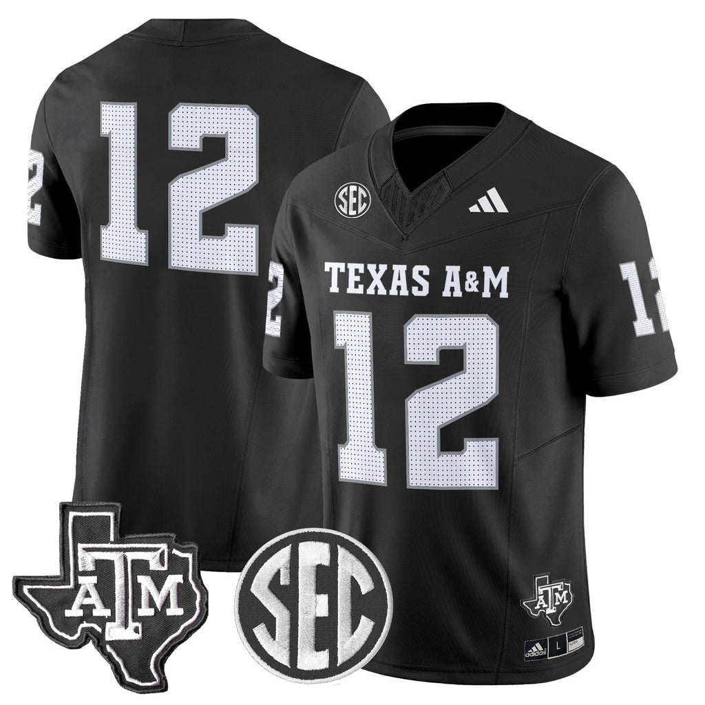 Men's Texas A&M Aggies 2024 Vapor Limited Jersey - All Stitched